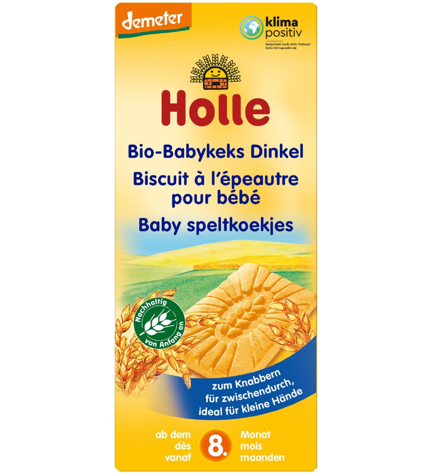 Holle Bio-Babykeks Dinkel (2 x 150 gr)