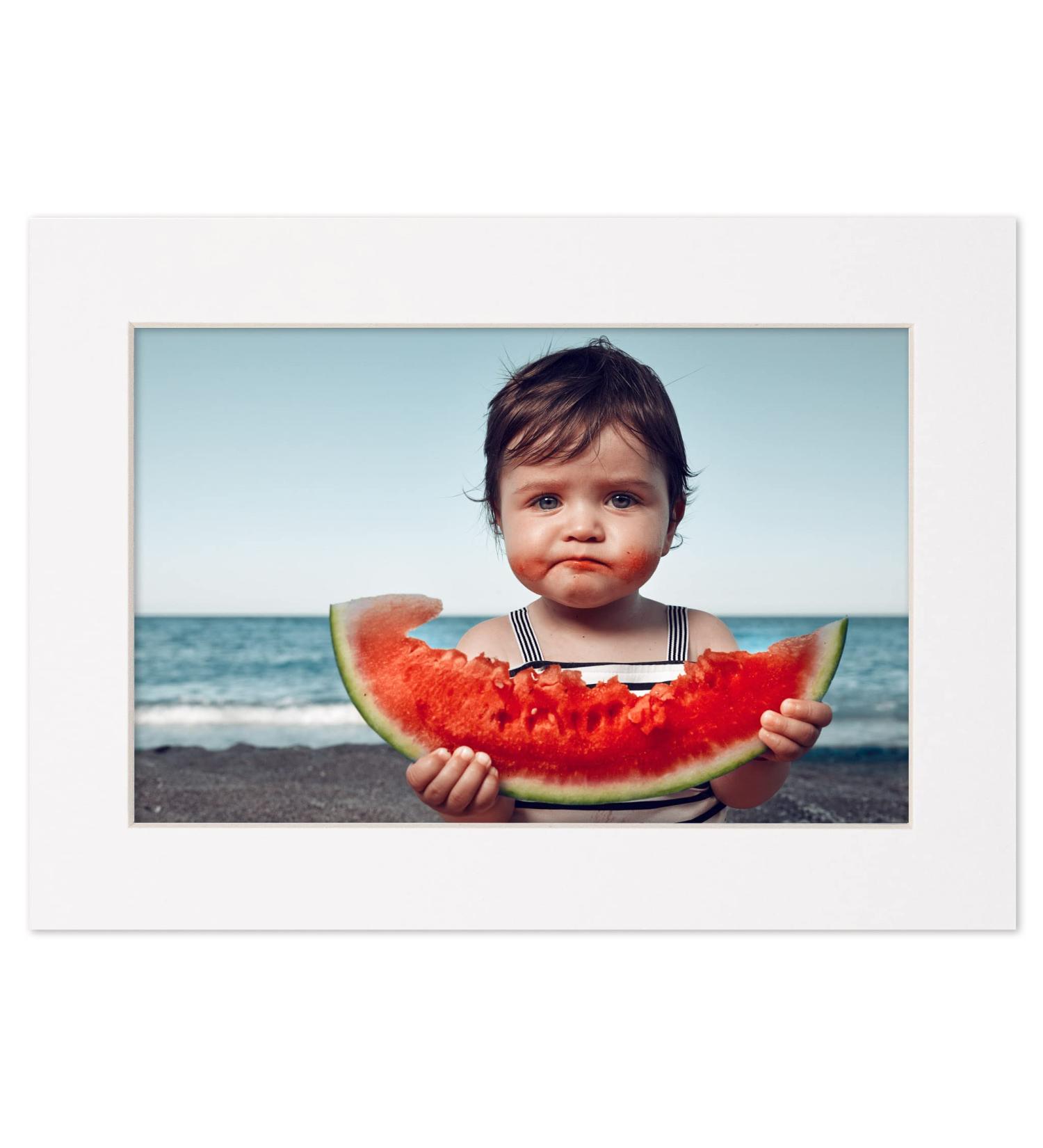 11x17 Acid-Free White Mat for 16x20 Frame - Precut Premium Matboard for Family Photos and Art - Pack of 1 - Buy Online on GoSupps.com