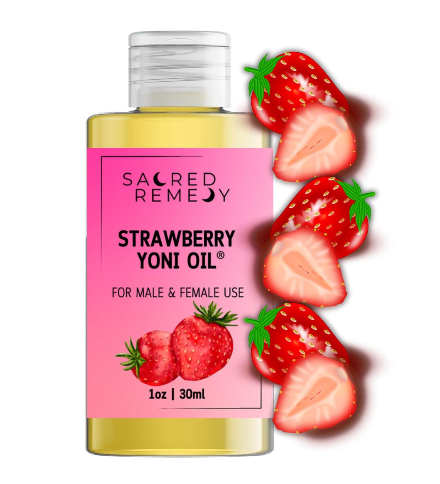 Huile de Yoni la fraise Huile de lotion puissante hydratante et hydratante. 100% naturel et v g talien. R duit la friction les frottements et la s cheresse. quilibre le niveau de pH - Buy Online on GoSupps.com