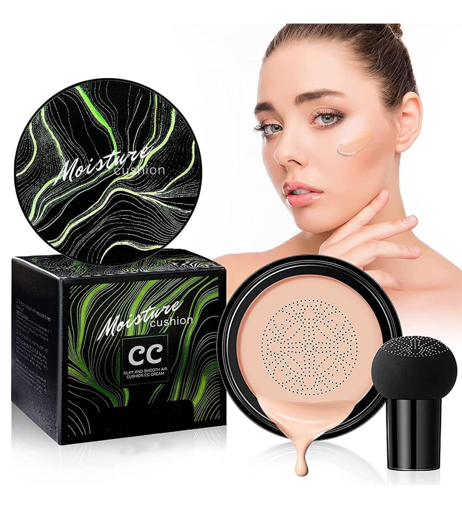 Moisturizing Matte Air Cushion CC Cream Foundation - Long Lasting Nude Makeup - Buy Online on GoSupps.com