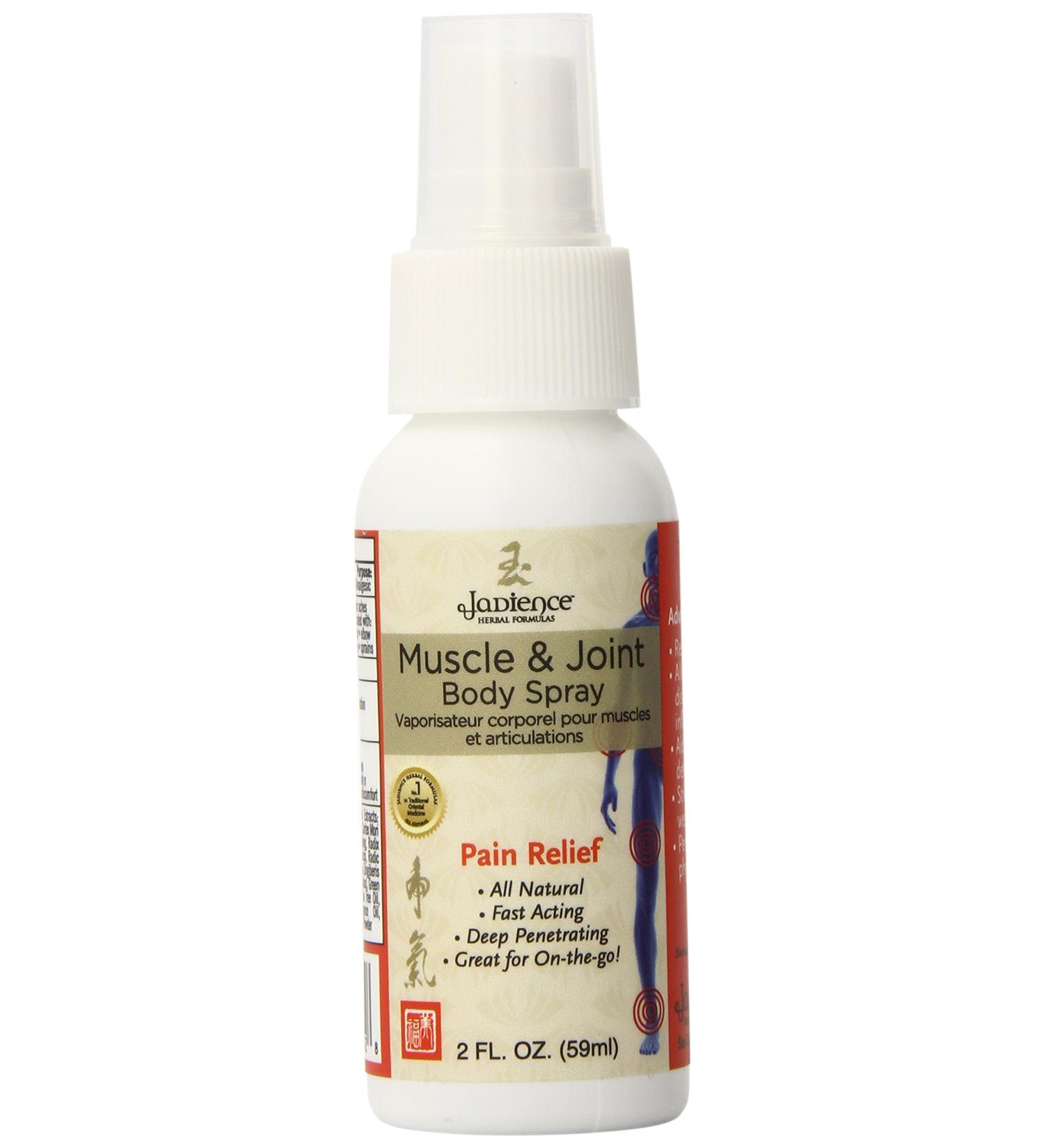 Jadience Muscle & Joint Pain Relief Body Spray 2oz | Fast Acting Pain Relief for Back, Neck, Shoulder, Knee & Ankle | Pleasant Scent | Made in USA - Buy Online on GoSupps.com
