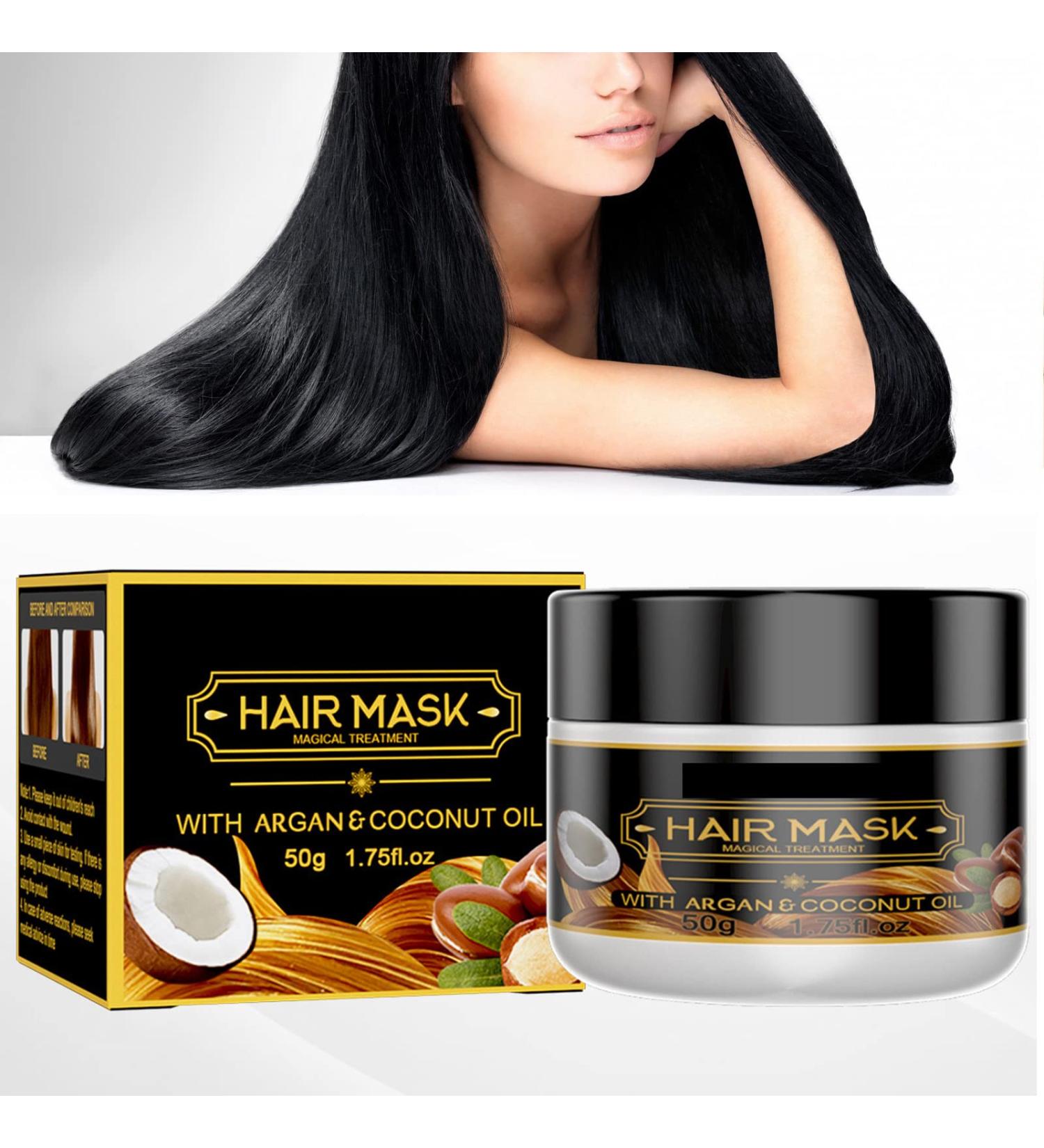 Felico Hair Mask - Deep Conditioning Treatment for Dry, Damaged Hair - Restorative Formula for Healthy, Hydrated Hair - Repair, Nourish, and Improve Frizz - 50g - Buy Online on GoSupps.com