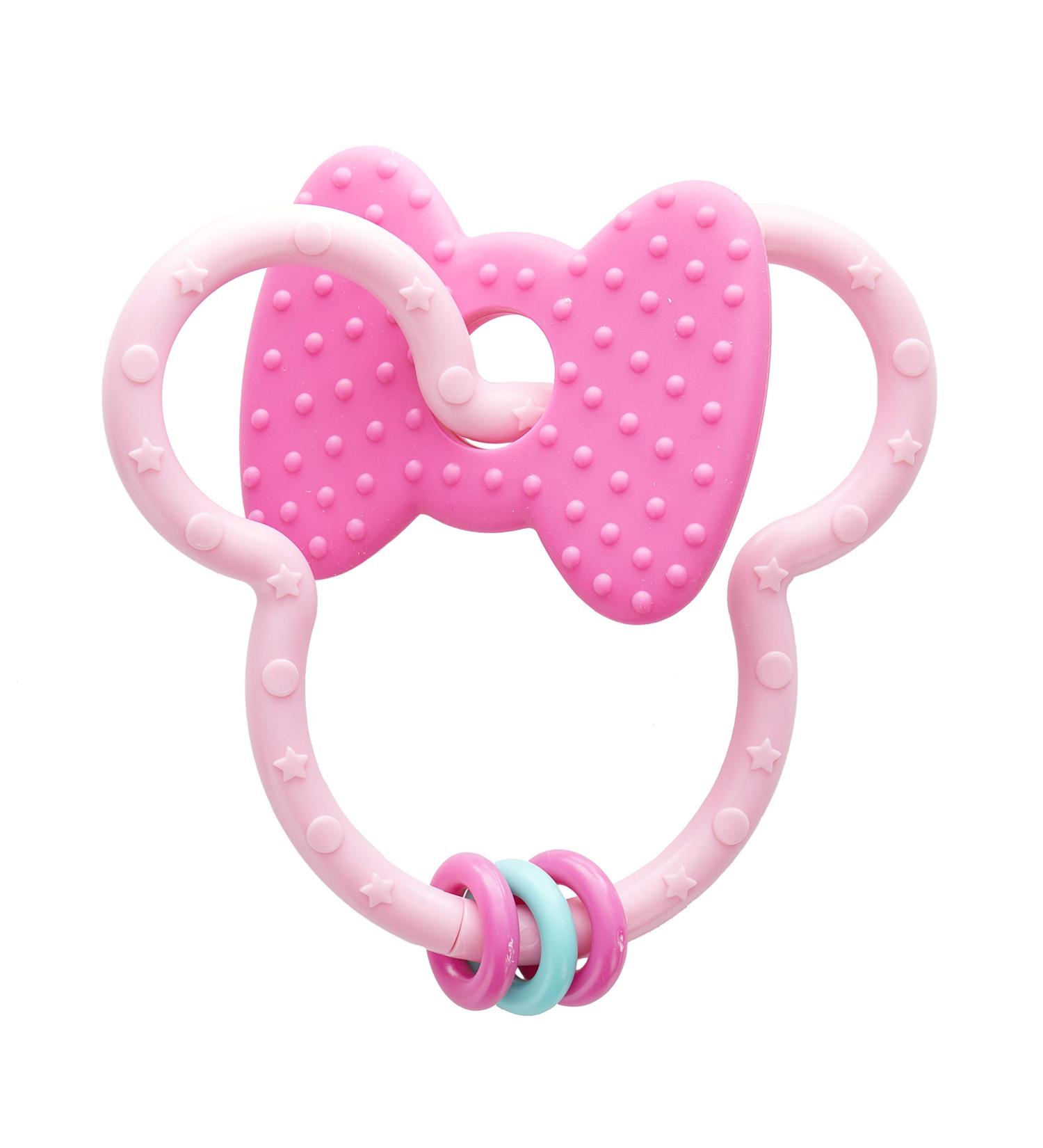 Disney Baby Minnie Mouse Teething Ring Toy - Soothing and Fun Teether for Babies - Buy Online on GoSupps.com