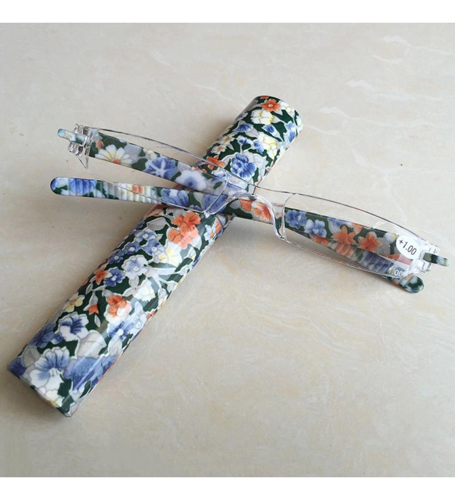Reading glasses with floral pattern strengths +1.00 to +3.00