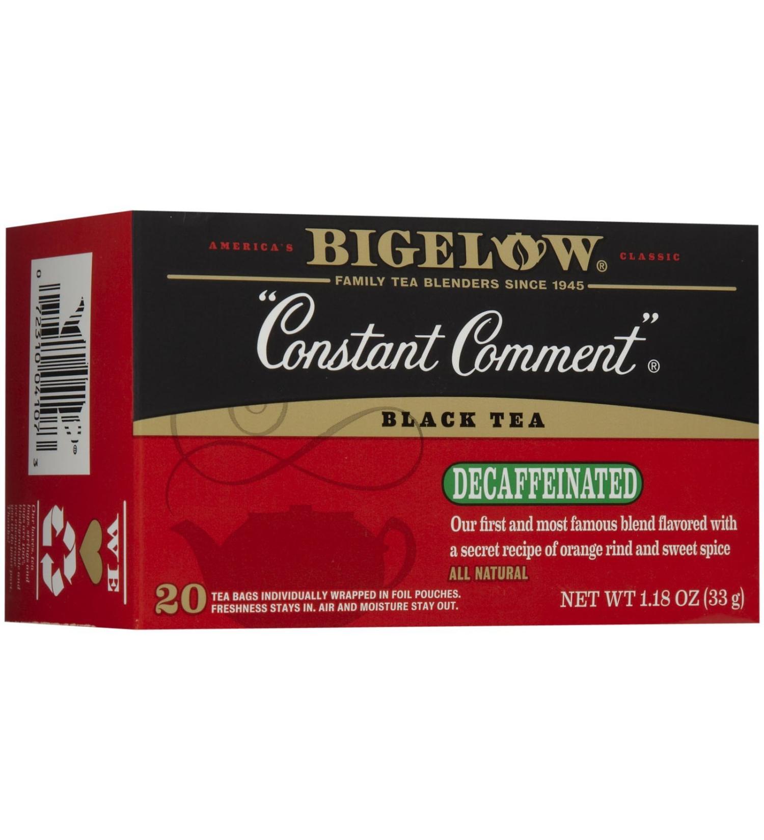 Bigelow Tea - Black Tea Constant Comment Decaffeinated - 20 Tea Bags - Buy Online on GoSupps.com