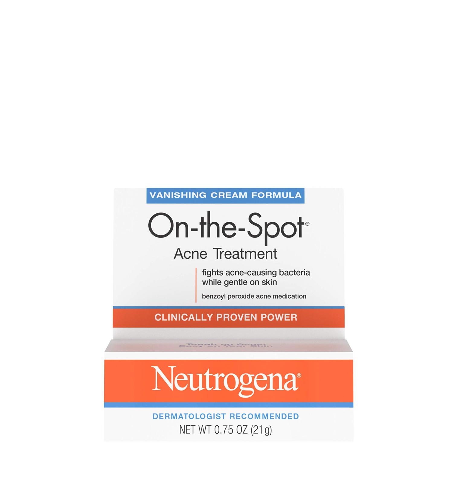 Neutrogena On-the-Spot Acne Treatment 0.75 oz - Fast-Acting Spot Treatment for Clear Skin - Buy Online on GoSupps.com