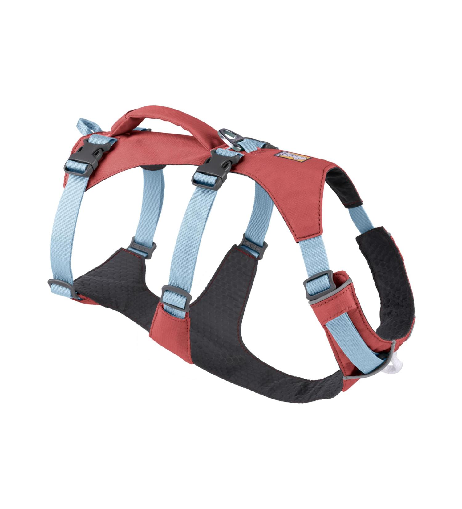 Luffwear Flagline Dog Harness with Handle - Adjustable Lightweight Reinforced Salmon Pink (XX-Small 33-43cm) - Perfect for International Shipping - Buy Online on GoSupps.com