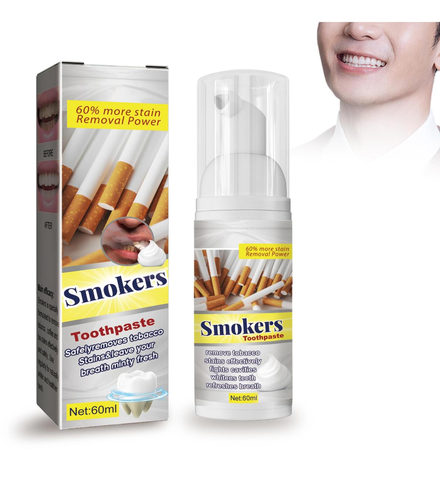 Tooth Elevator: Whitening Toothpaste for Fresh Breath & Bright White Teeth - Ideal for Smokers - Buy Online on GoSupps.com