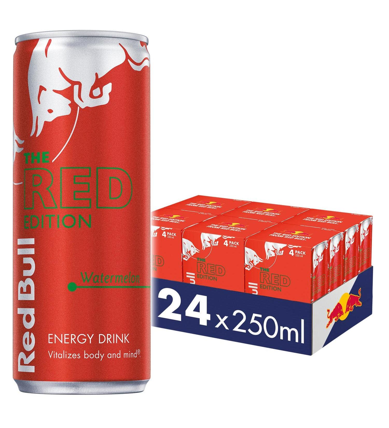 Red Bull Energy Drink Red Edition Watermelon 250 ml x24 - Buy Online on GoSupps.com