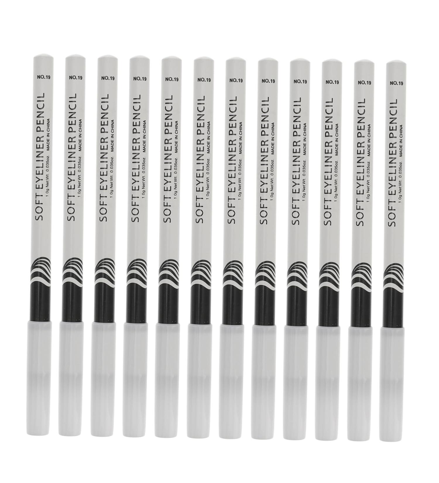 Beavorty 12pcs Lying Silkworm Eyeliner Delineador Makeup Pens Waterproof Eyeliner Pencils Tool - Buy Online on GoSupps.com