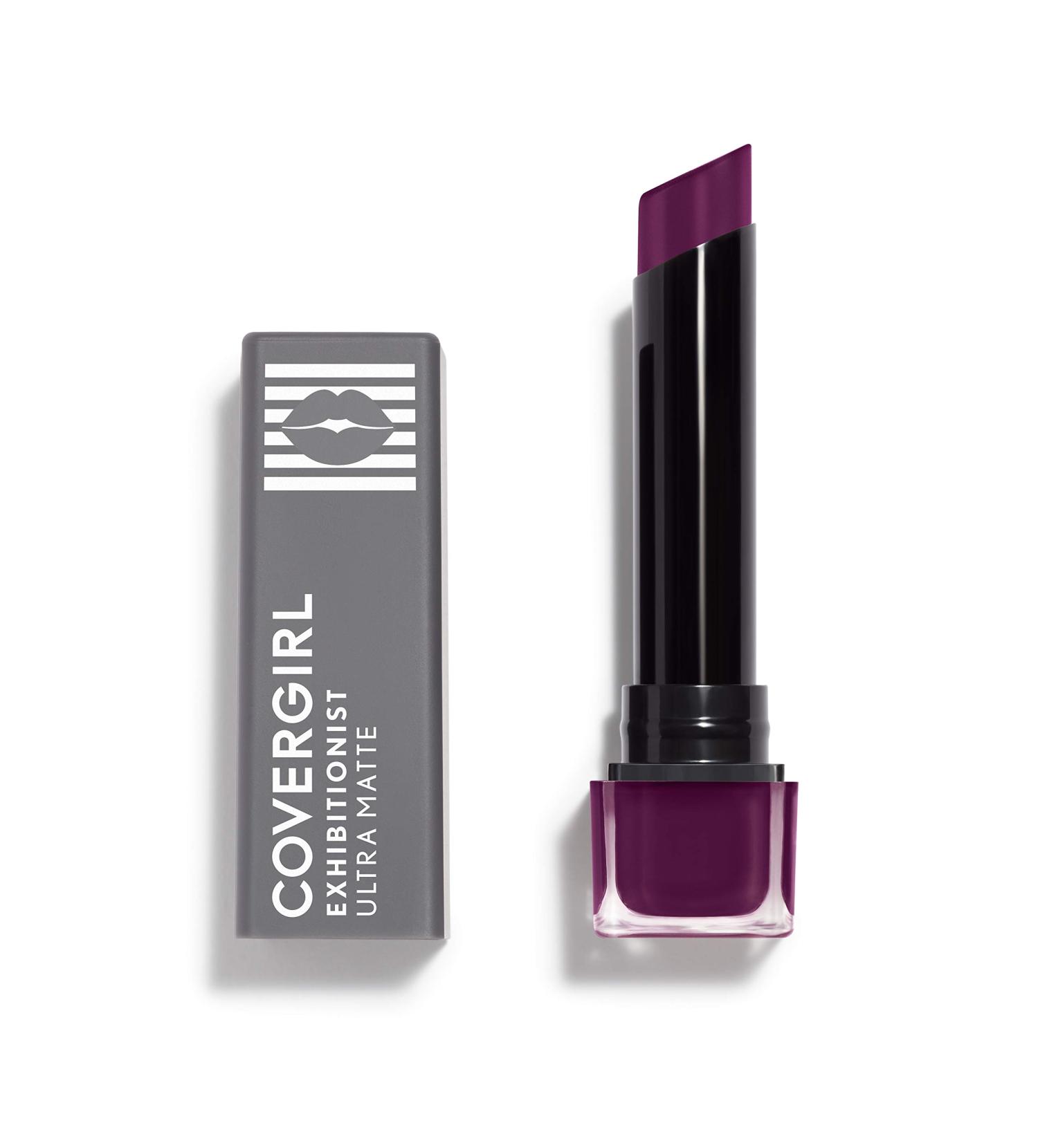 COVERGIRL Exhibitionist Ultra-Matte Lipstick - Transfer-Proof, Long Lasting Matte Lipstick with Increased Lip Moisture - 0.11 Fl Oz - Buy Online on GoSupps.com