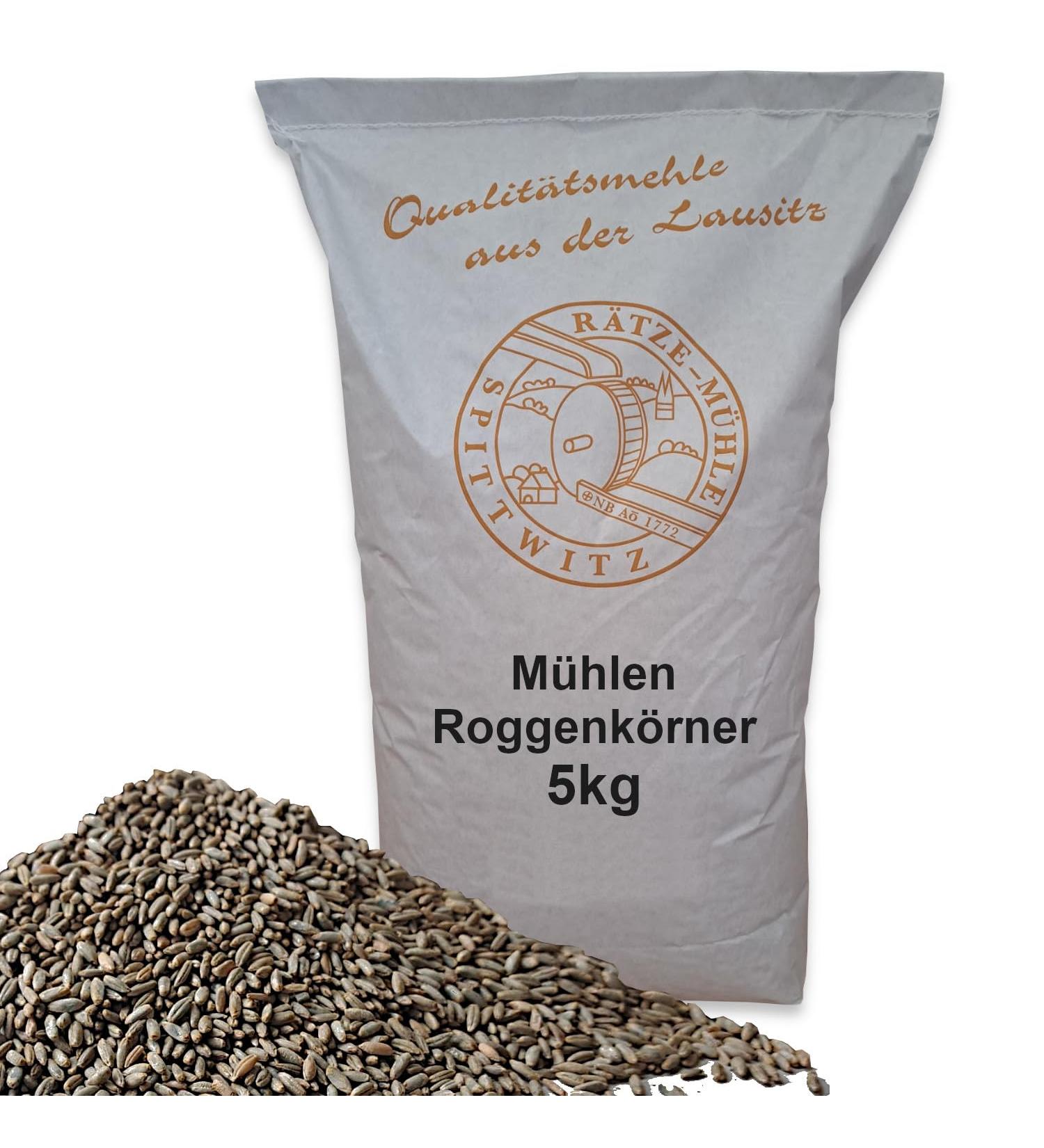 Premium 5kg Mills Rye Grains - Whole Grain Cleaned & Fresh Rye Kernels from R tze Mill - Buy Online on GoSupps.com