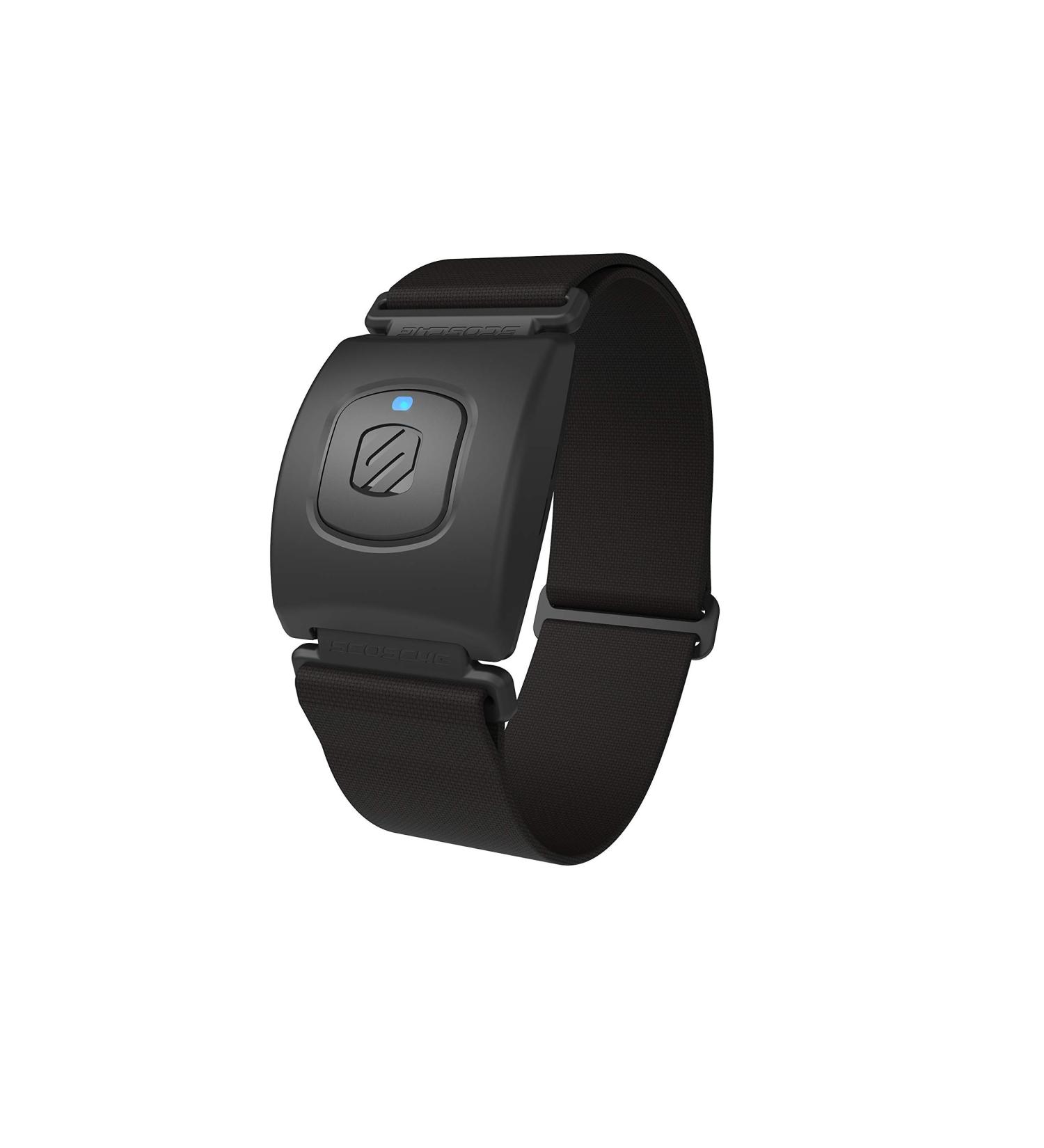Scosche Rhythm Heart Rate Monitor Armband with Dual Band Radio ANT+ and Bluetooth Smart 2nd Generation Black - Buy Online on GoSupps.com