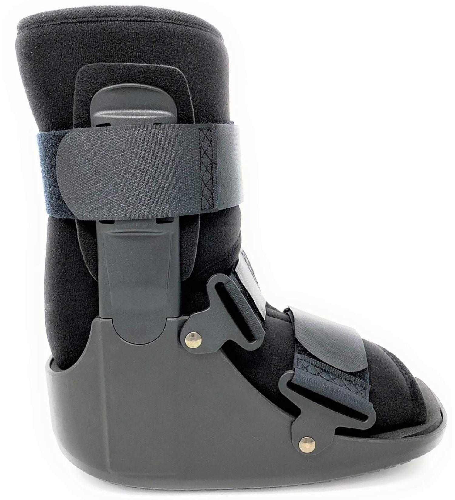 SB Superior Braces Low Top Medical Orthopedic Walker Boot - Large, Black (Size L: 10 1/2-12 M, 11 1/2-13 1/2 F) - Buy Online on GoSupps.com
