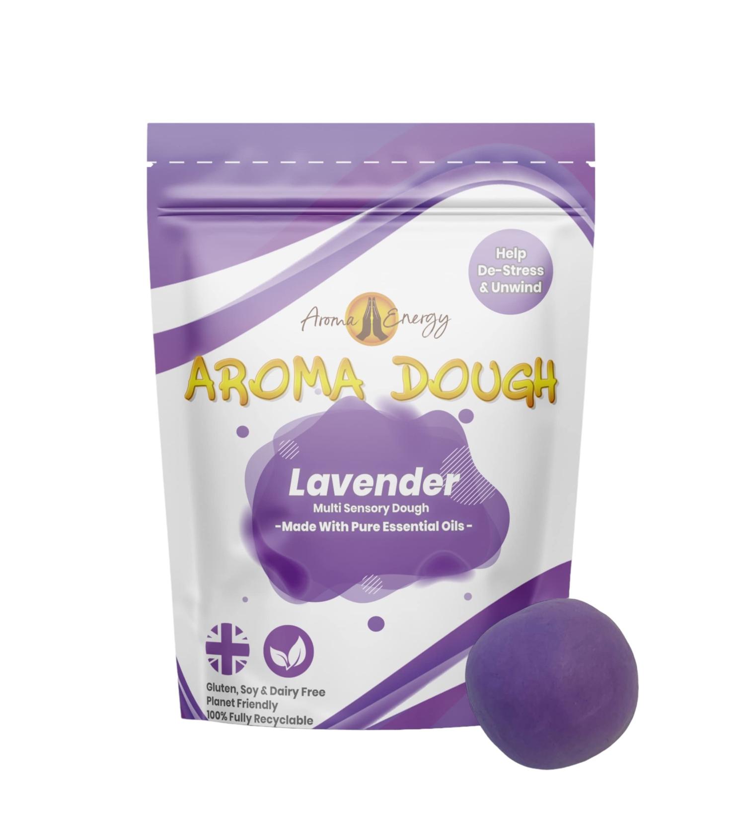 Aroma Energy Aromatherapy Putty | Stress Relief & Calming Lavender Therapy | Multi-Sensory Relaxation for All Ages - International Shipping Available - Buy Online on GoSupps.com