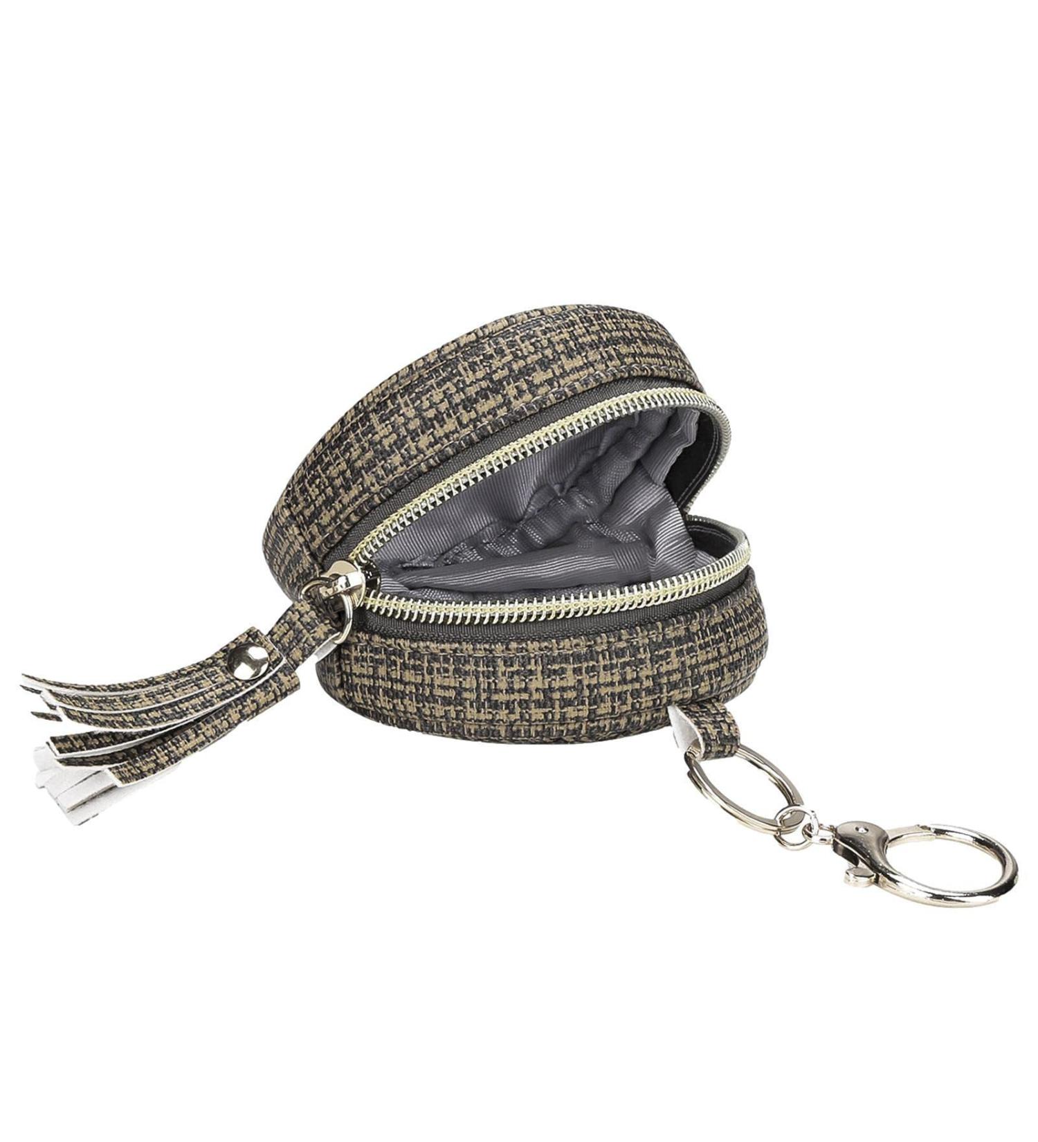 Qiyifang PU Leather Pacifier Bag - Stylish Pacifier Holder for Diaper Bags with Clips | Ideal for Boys & Girls - Buy Online on GoSupps.com