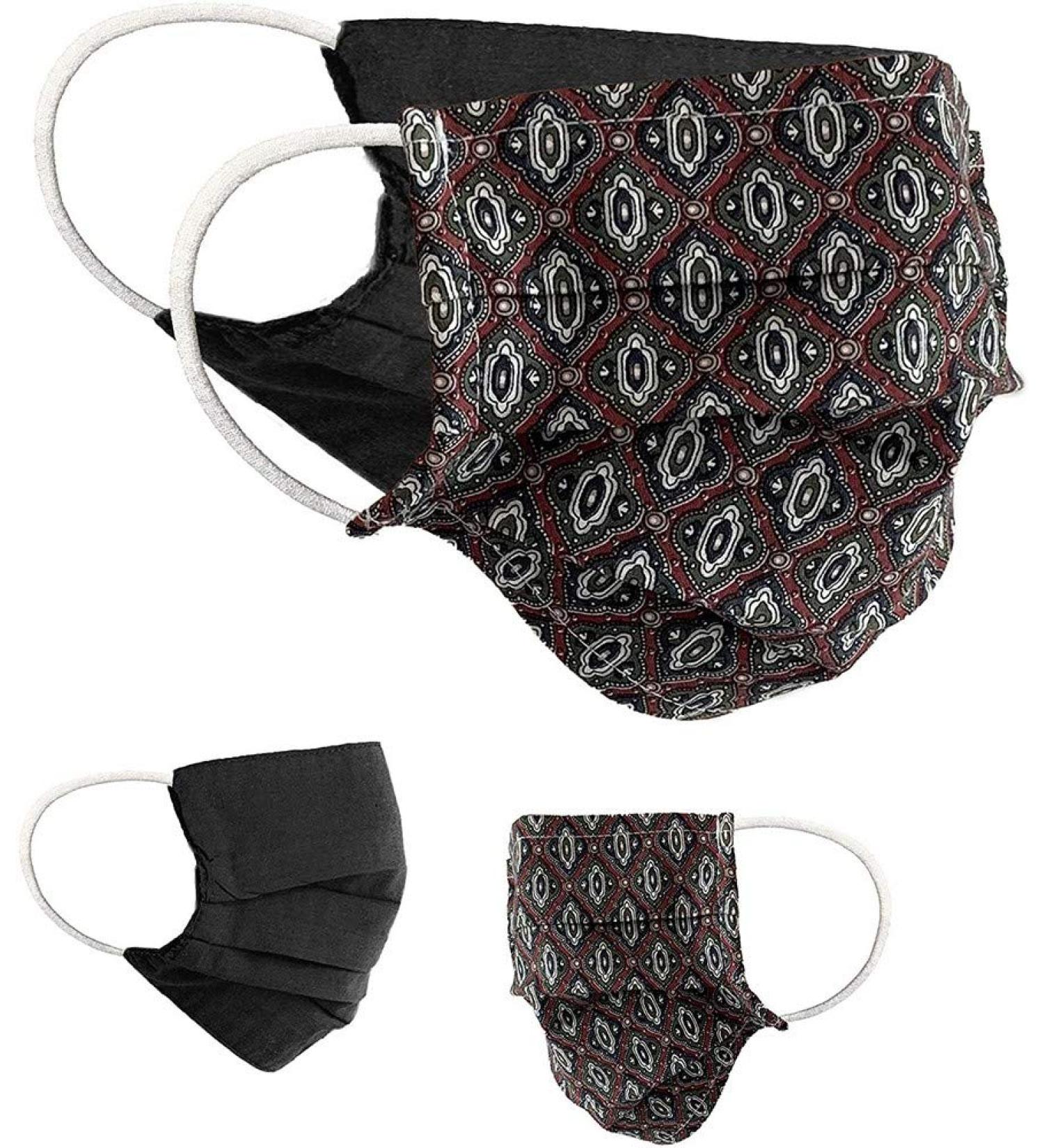 BAF Community Masks 2-Pack | Unisex Washable Cotton Masks | Reversible Design & Motifs for Ultimate Comfort - Buy Online on GoSupps.com