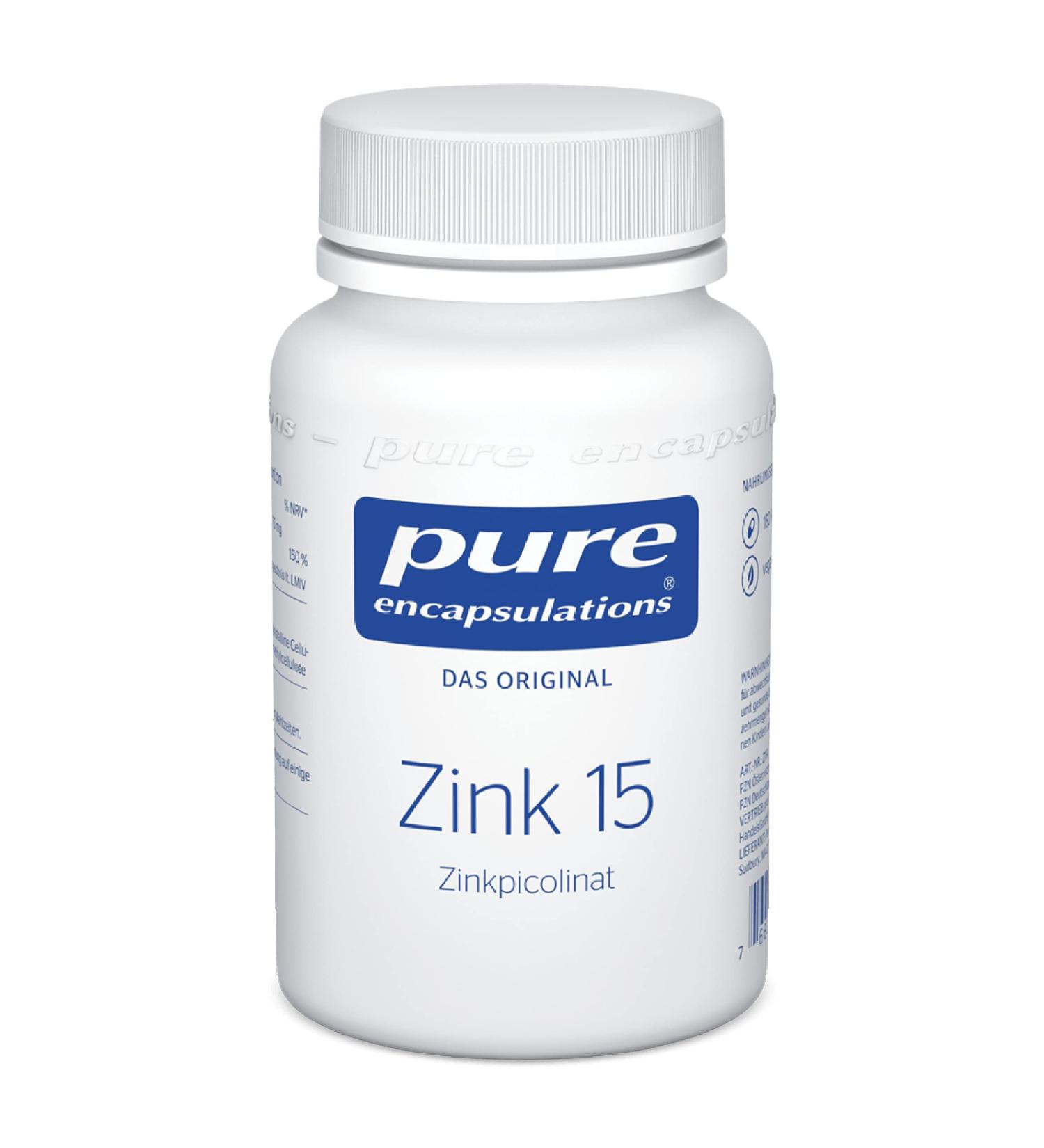 Buy Pure Encapsulations Zinc 15mg - Vegan Capsules for Immune Support - 180 Count - Hypoallergenic Zinc Picolinate - International Shipping Available - Buy Online on GoSupps.com