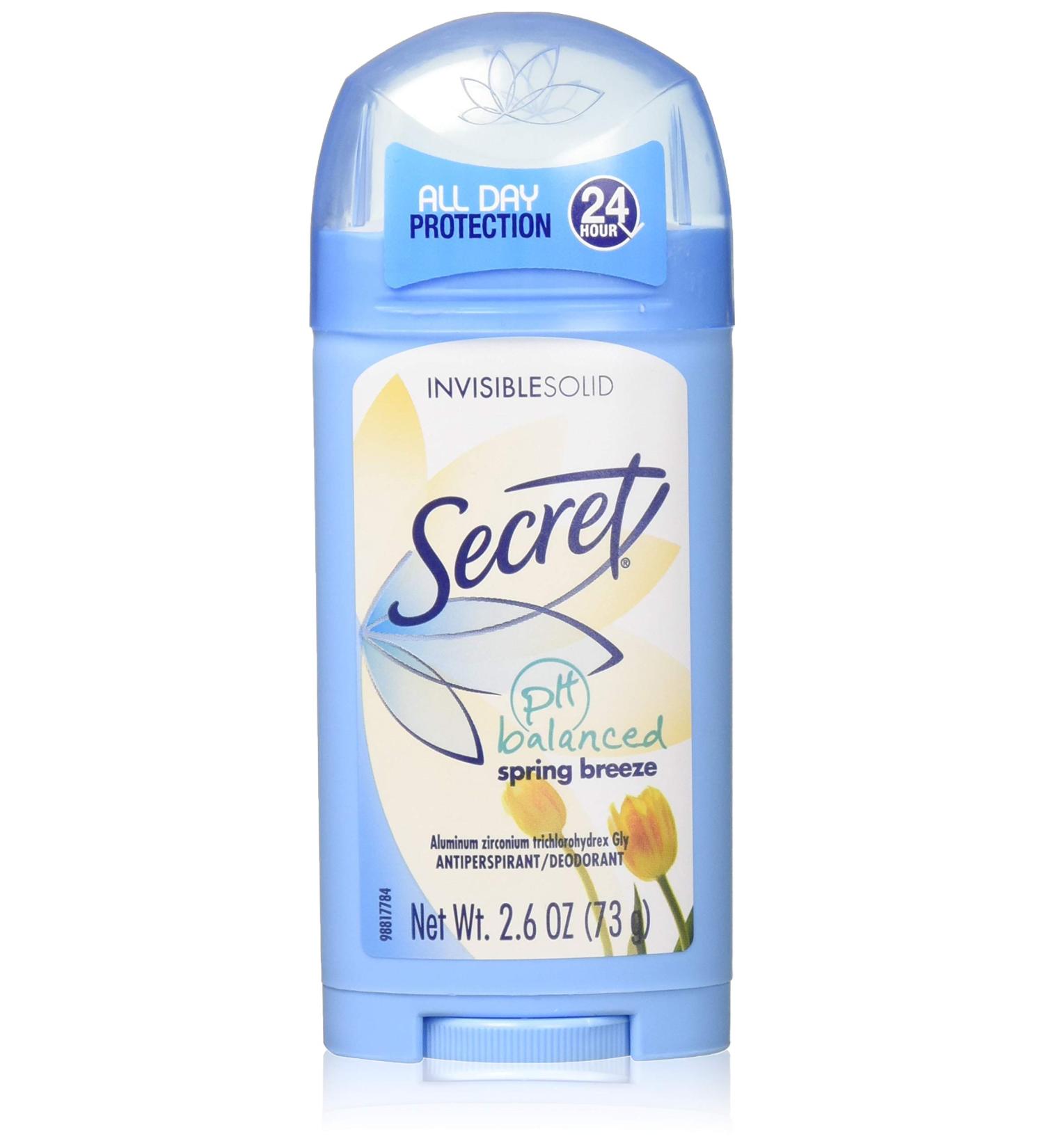 Secret Anti-Perspirant Deodorant Invisible Solid Spring Breeze 2.60 oz - Pack of 2 - Buy Online on GoSupps.com