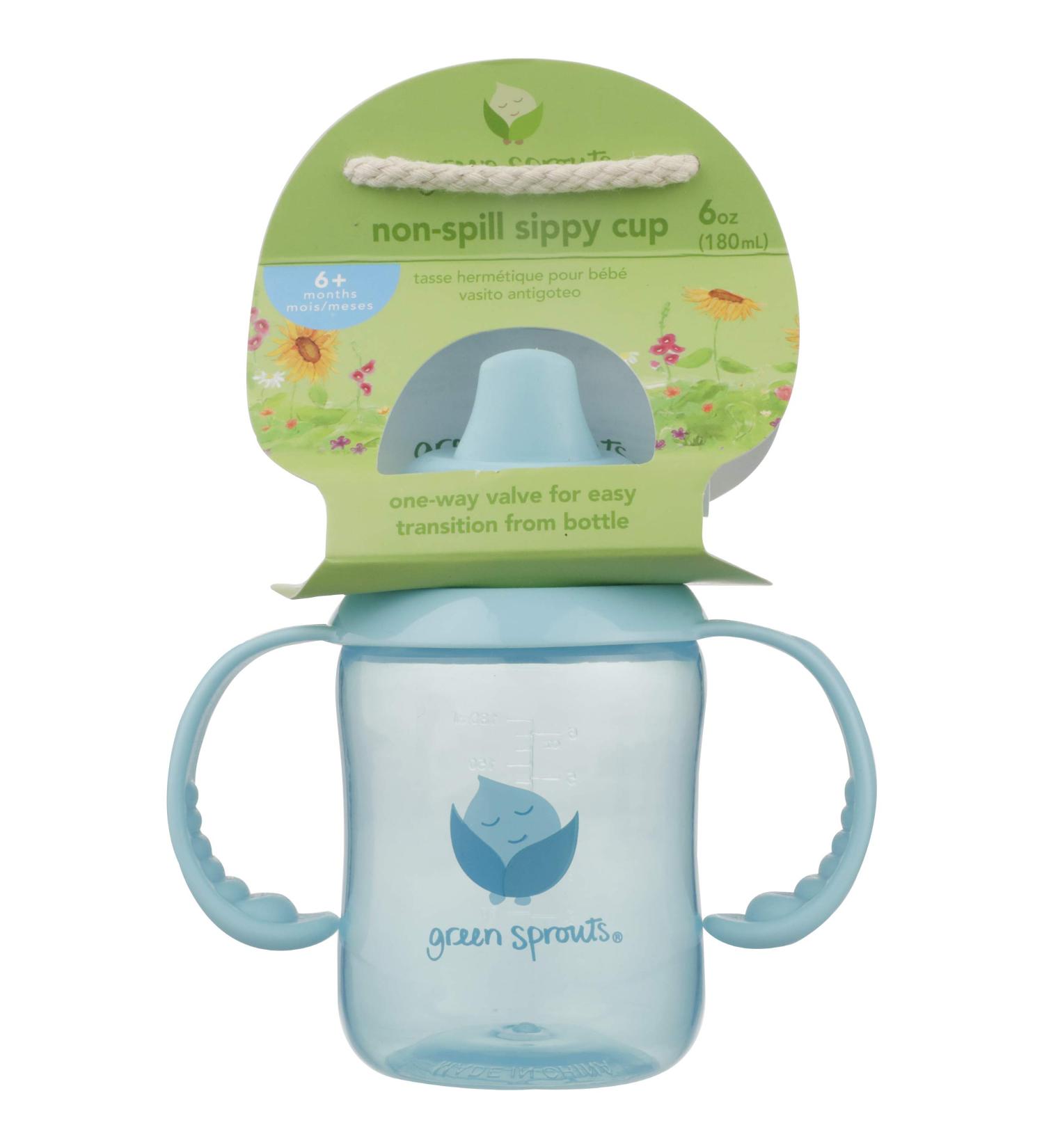 GREEN SPROUTS Non-spill Sippy Cup-assorted-6/12mo 6 Count - Buy Online on GoSupps.com