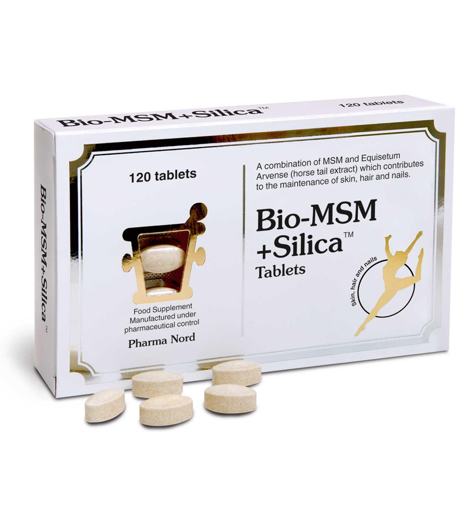 Pharma Nord 750mg Bio MSM+ Silica 120 Tablets