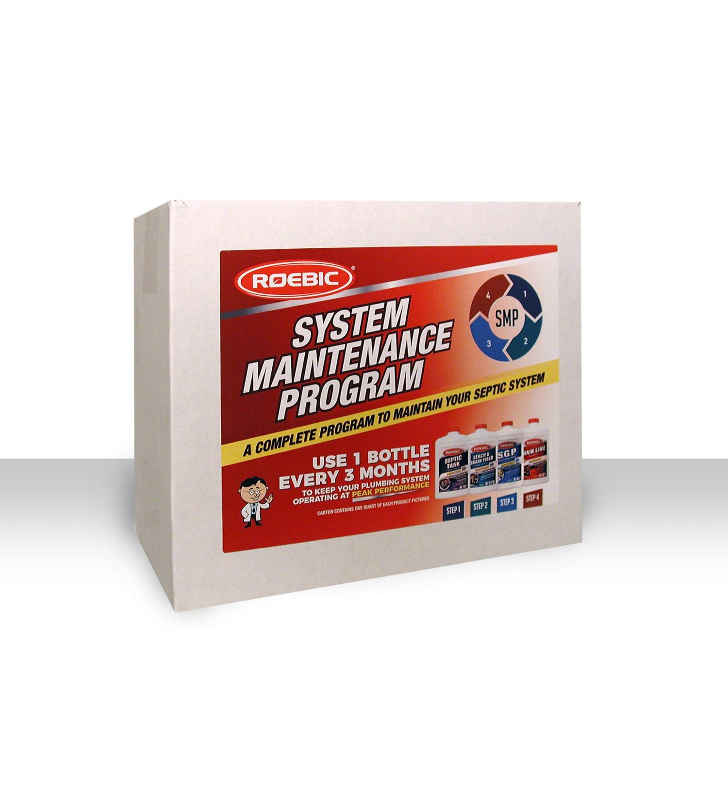 Roebic SMP-1000-PAK-1 Septic System Maintenance Kit - 4 Quarts (1 Pack) - Buy Online on GoSupps.com