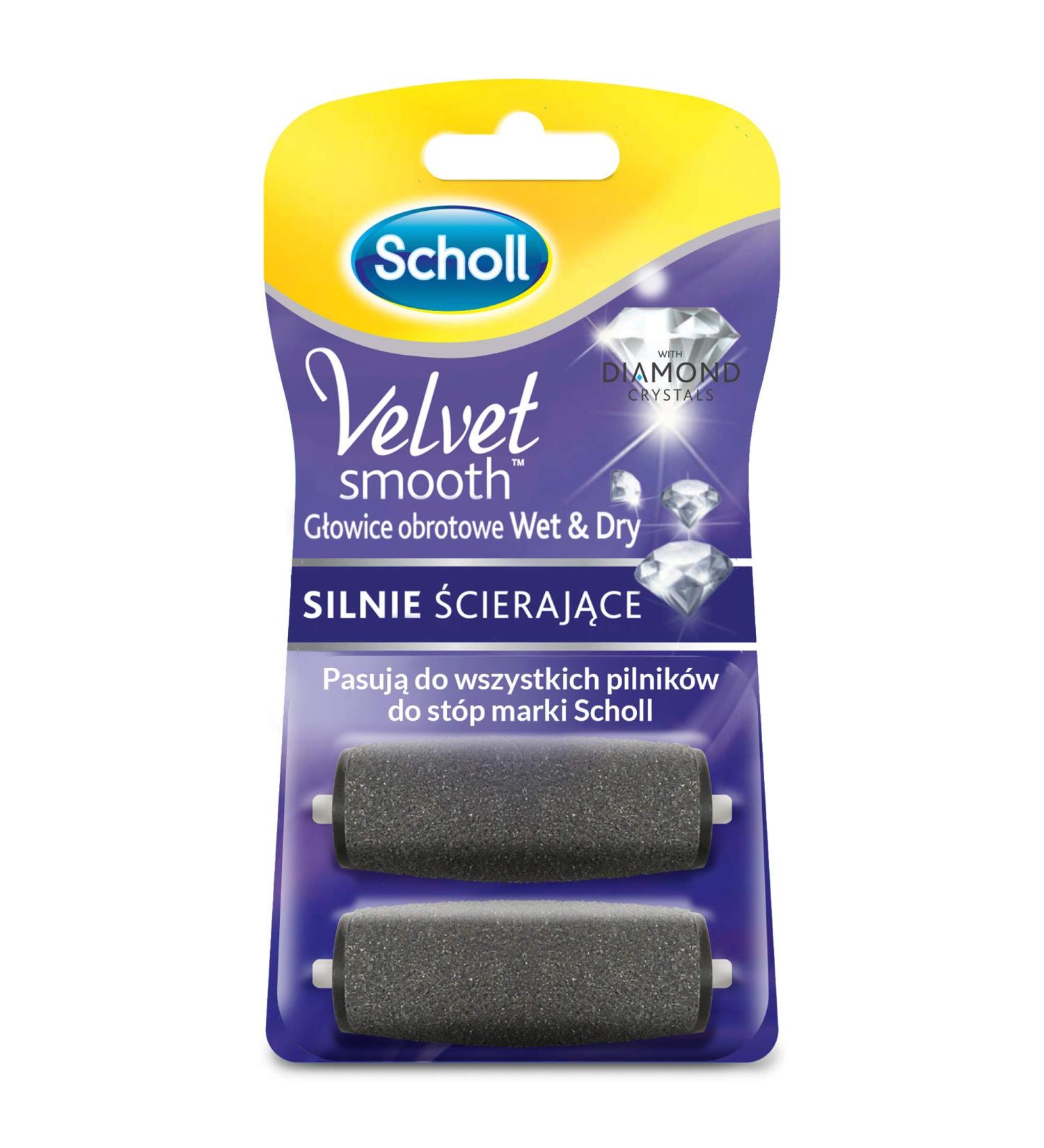 Scholl Velvet Smooth Wet & Dry Rotary Knobs - 2 Pack for Scholl Diamond Stone Files | Exfoliate Dead Skin Effortlessly - Buy Online on GoSupps.com