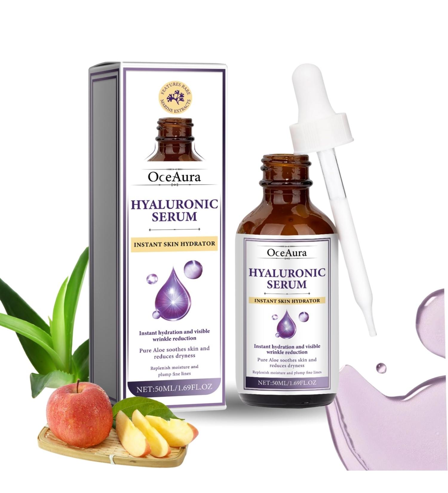 Tongyend Hyaluronic Serum Hyaluronic Acid Serum For Face Anti Aging Serum For Face Smooth Fine Lines Hydrating Serum To Reduce Fine Lines&Wrinkles Youthful Skin Rejuvenating Serum For All Skin Types - Buy Online on GoSupps.com