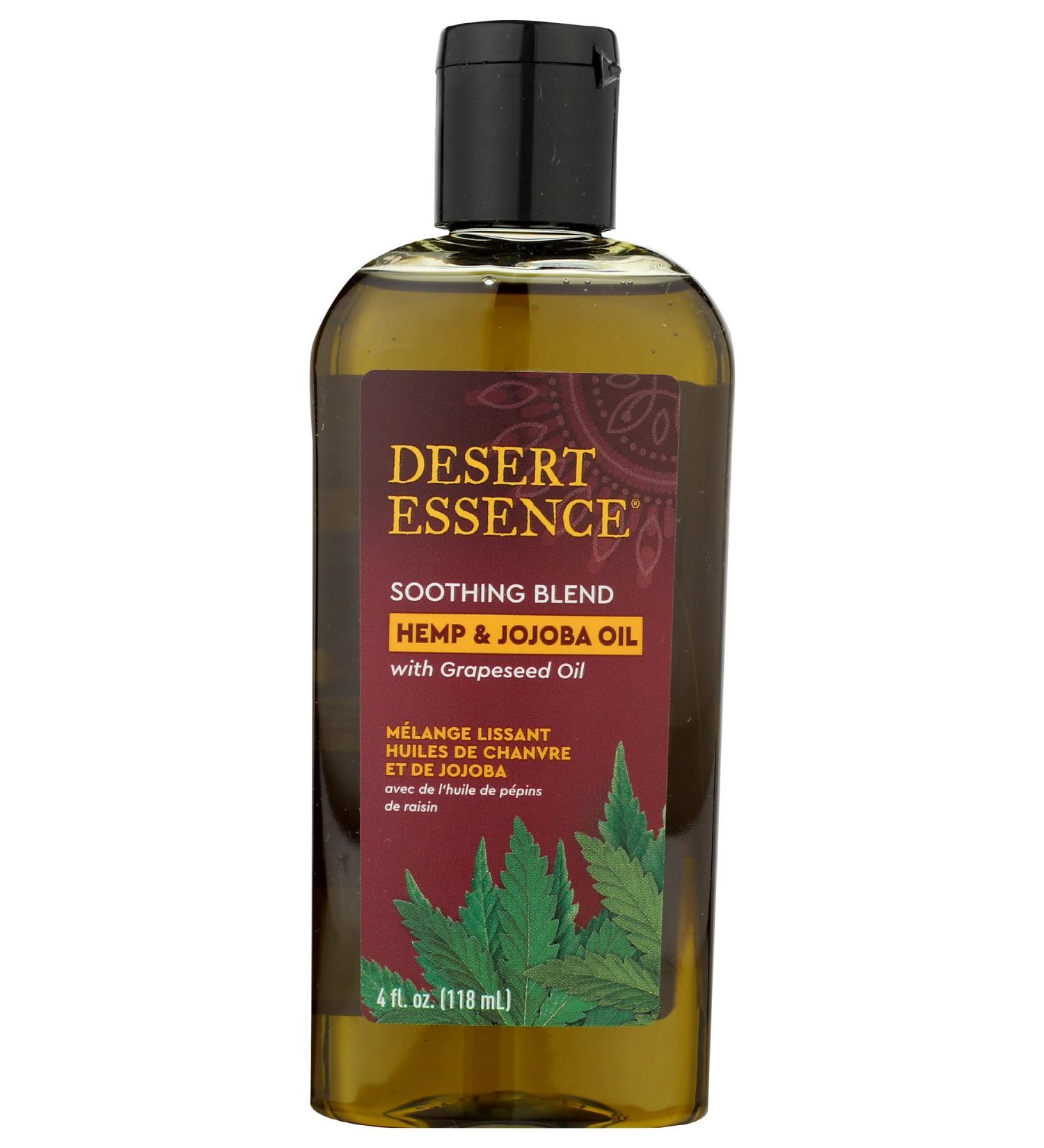 Shop Desert Essence Soothing Blend Jojoba & Hemp Oil - 4 FZ | Organic Skincare for All Skin Types - International Shipping - Buy Online on GoSupps.com