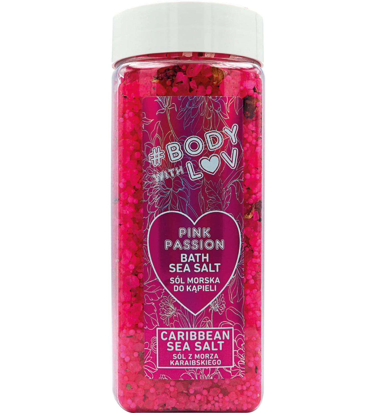 Caribbean Sea Salt for Bath - Pink Passion 500 g