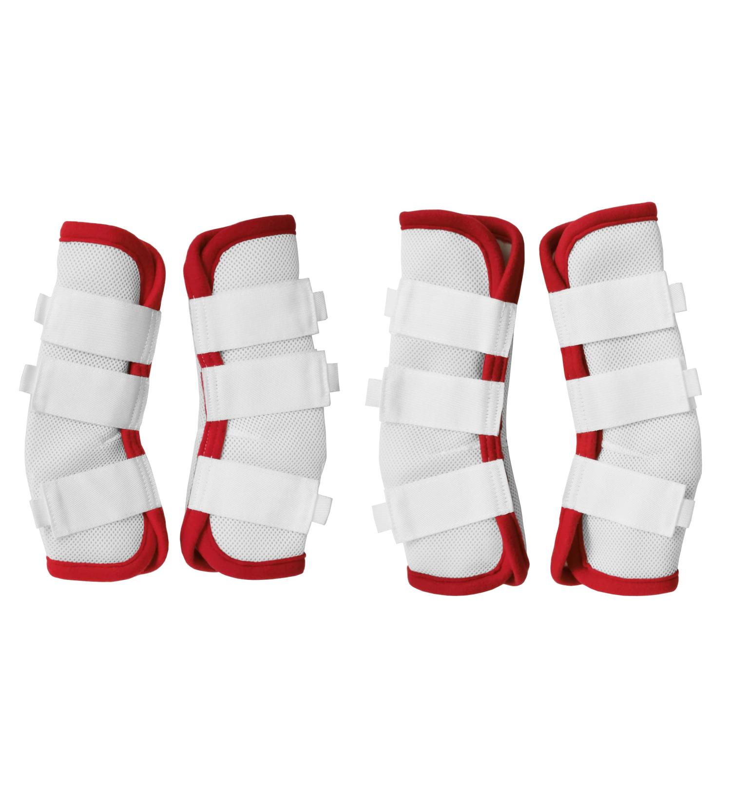 Flying Gaiters for Horses - Ultimate Fly Protection | 4-Piece Set in Full White Opulent Garden Design - Buy Online on GoSupps.com