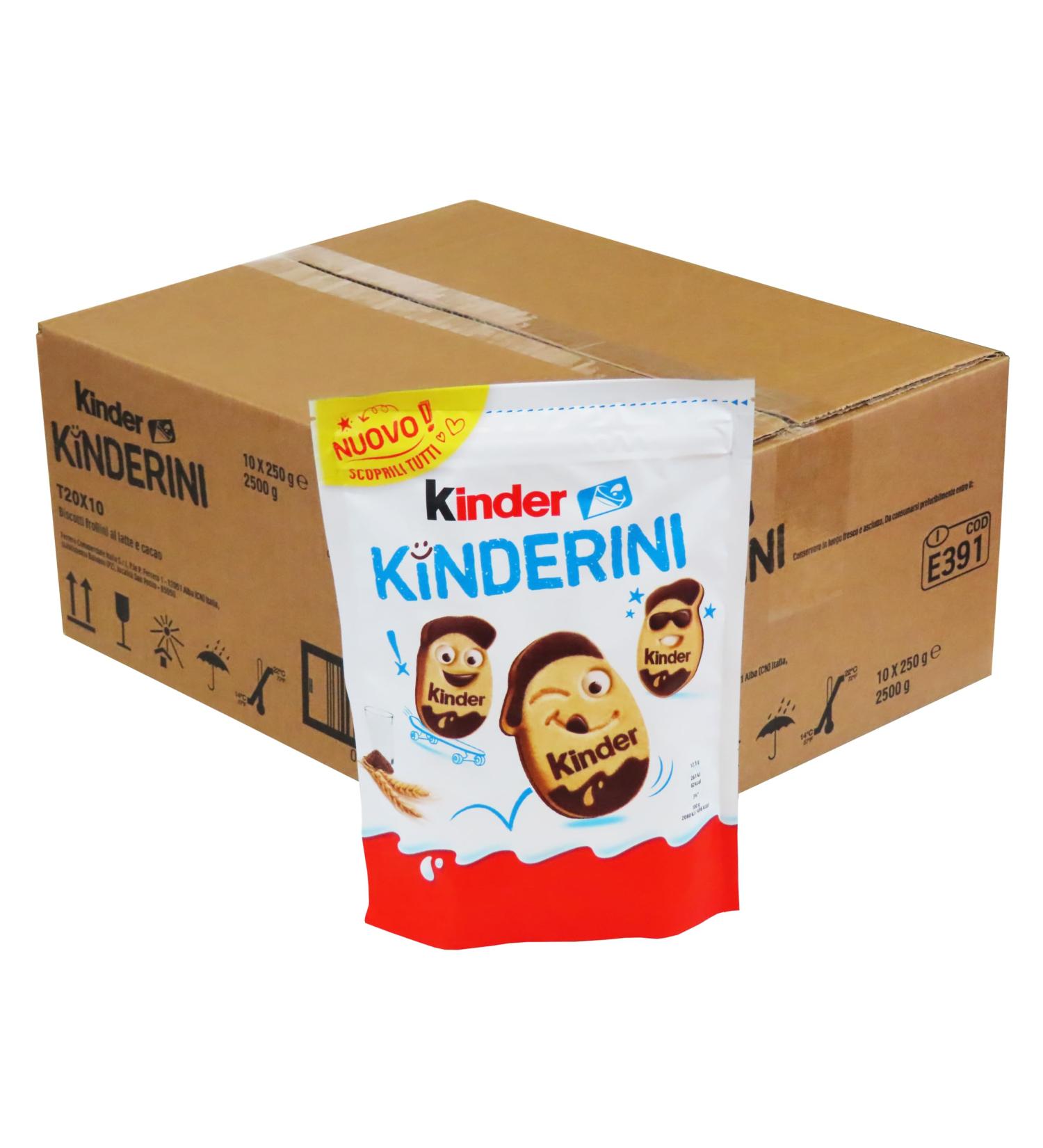  Kinder Kinder Kinderini Biscuits Pack of 10 x 250g Packs - Buy Online on GoSupps.com