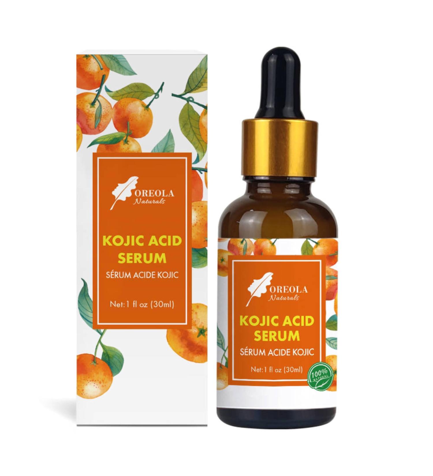 Kojic acid Serum Ideal For all Skin Types 30ml By Oreola Naturals - Buy Online on GoSupps.com