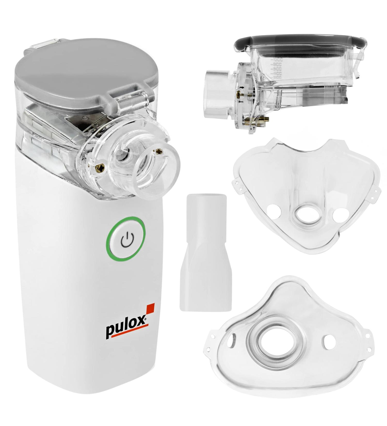 Pulox Nebulizer 100 - Portable & Quiet Inhalator | Vernbler Inhalation Device for Kids & Adults - Perfect for Colds | International Shipping Available - Buy Online on GoSupps.com