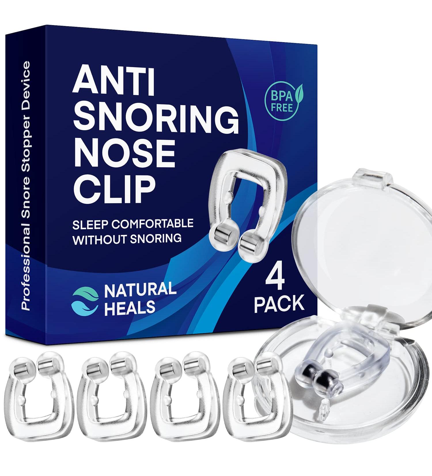 Silicone Magnetic Anti Snoring Nose Clip - Effective Snoring Solution (4 Pcs) - Buy Online on GoSupps.com