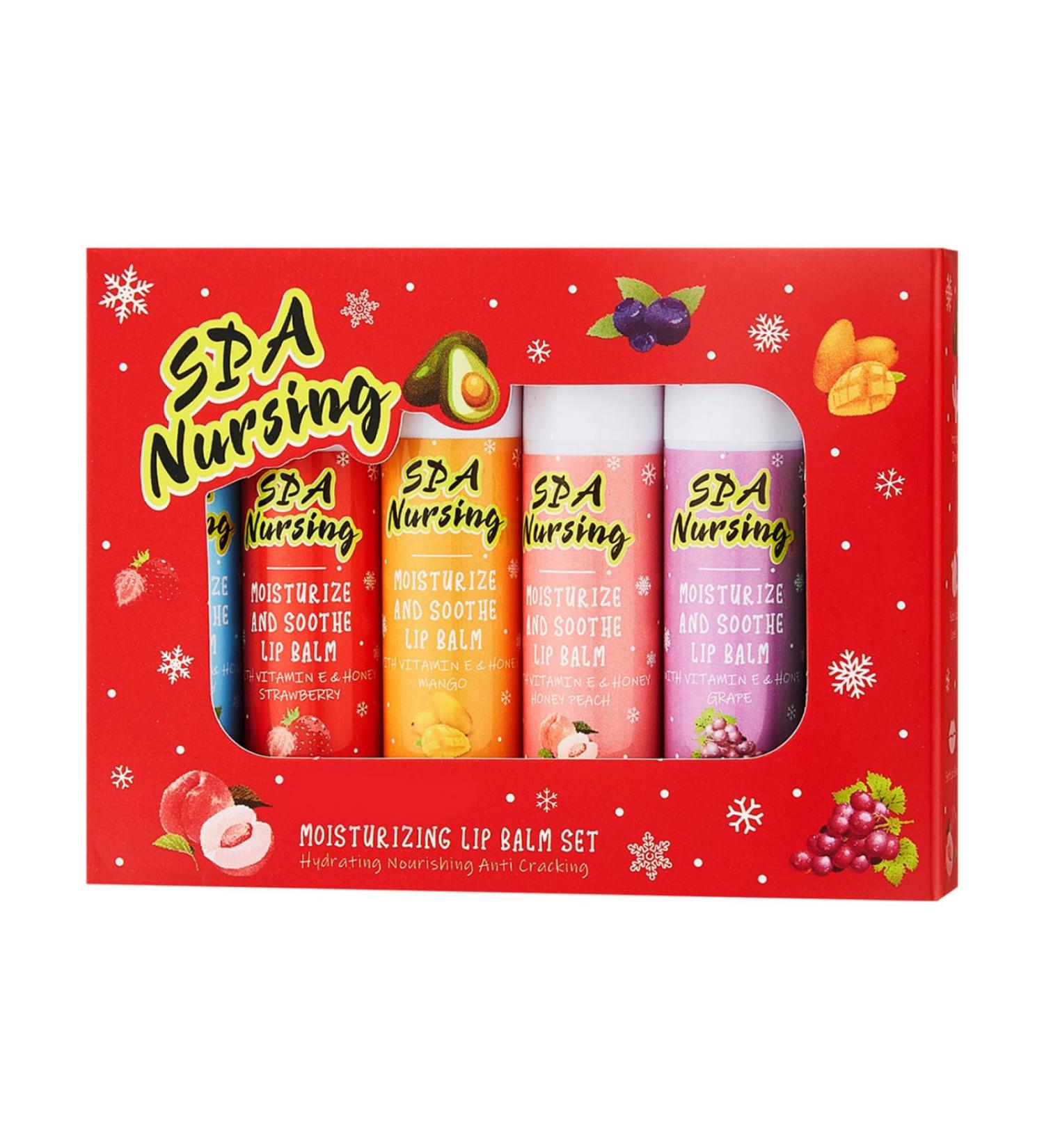 Lip Balm Variety Pack 6 Pieces Hydrating Lip Balm Set with Fruit Flavors Perfect Holiday Gift Box Multicolor One Size One Size Multicolor - Buy Online on GoSupps.com