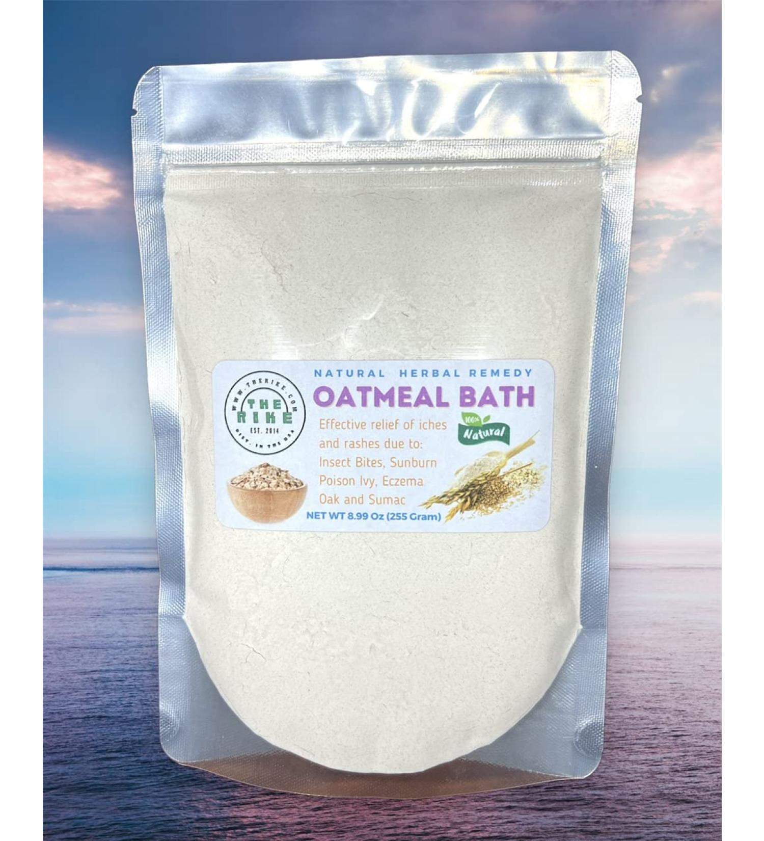255g Organic Colloidal Oatmeal Bath Soak for Dry Itchy Skin Relief - Eczema, Sunburn, Rash, Insect Bites - Buy Online on GoSupps.com