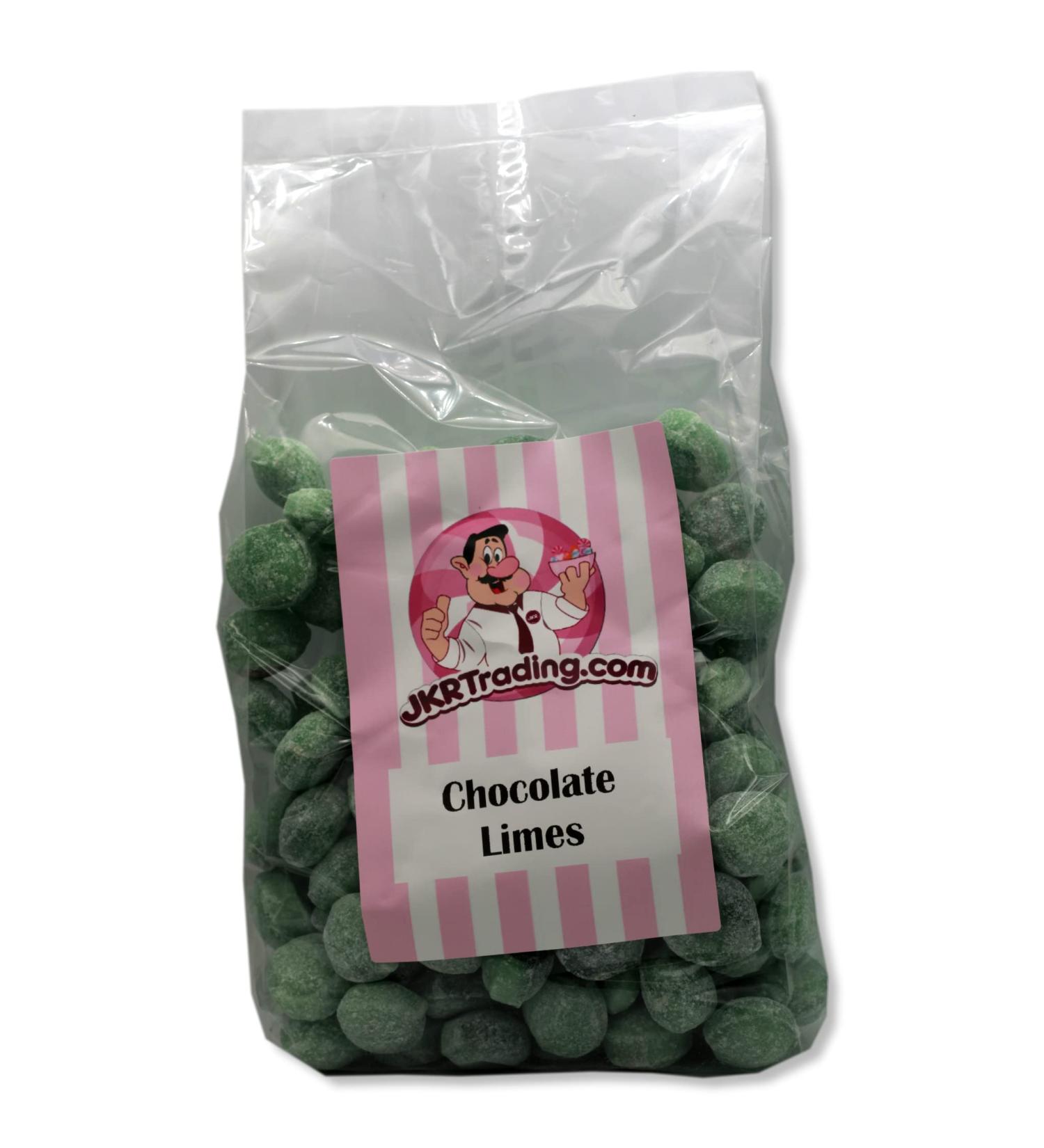 Chocolate Limes 1KG Sharebag Of Unwrapped Chocolate Lime Boiled Sweets - Buy Online on GoSupps.com