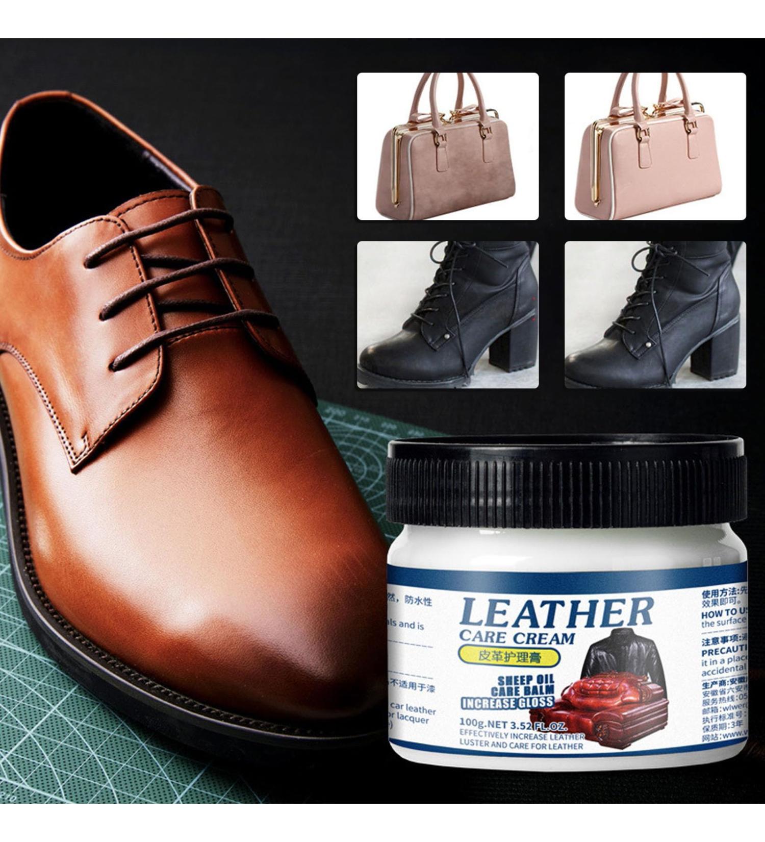 Leather Cream Shoe Polish Shoe Care Leather Repair Gel Black Care Cream Bright Moisturizing Maintenance Leather Sofa Leather Shoe Polish (1PC) - Buy Online on GoSupps.com