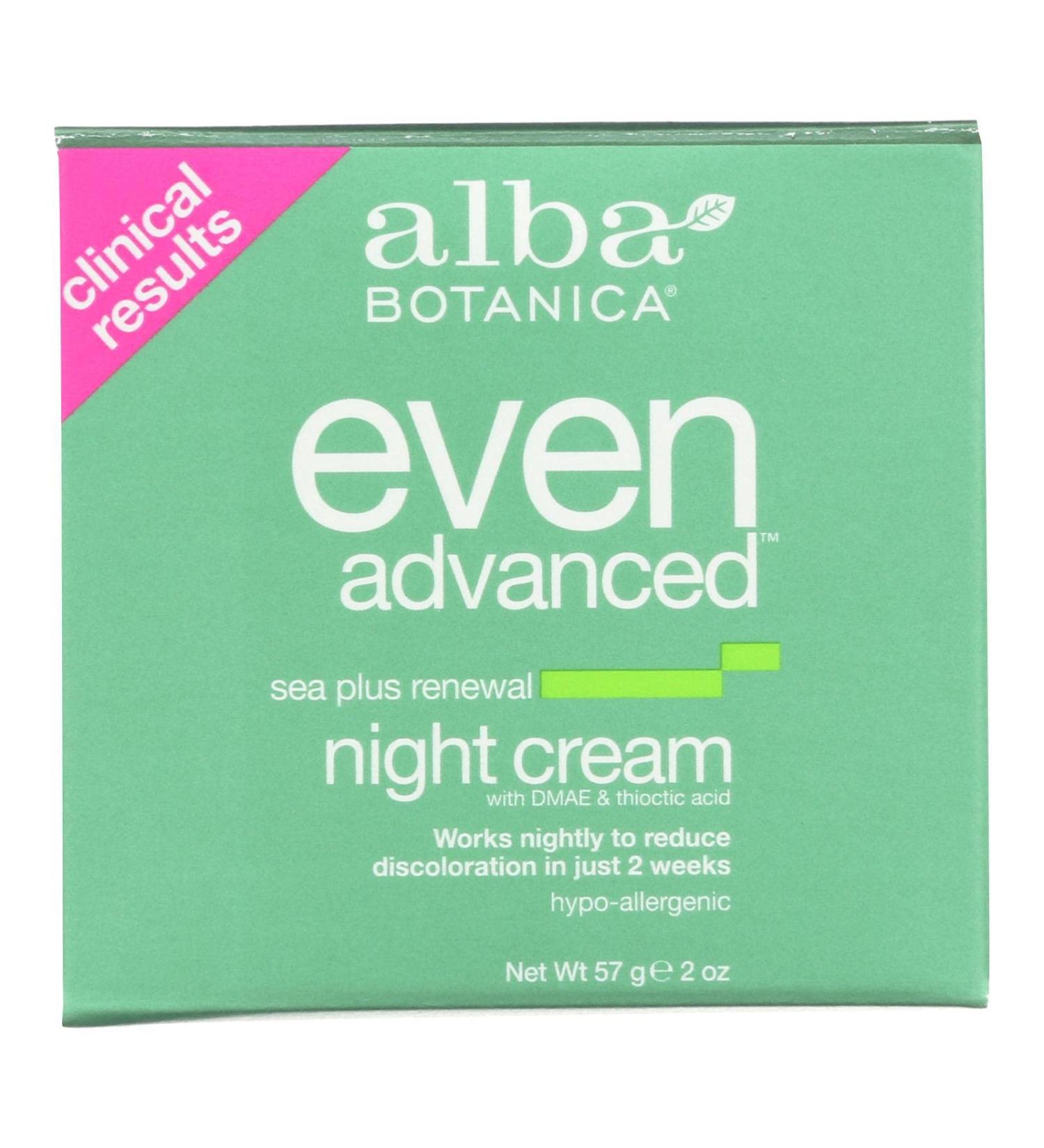 Alba Botanica Even Advanced Sea Plus Renewal Night Cream