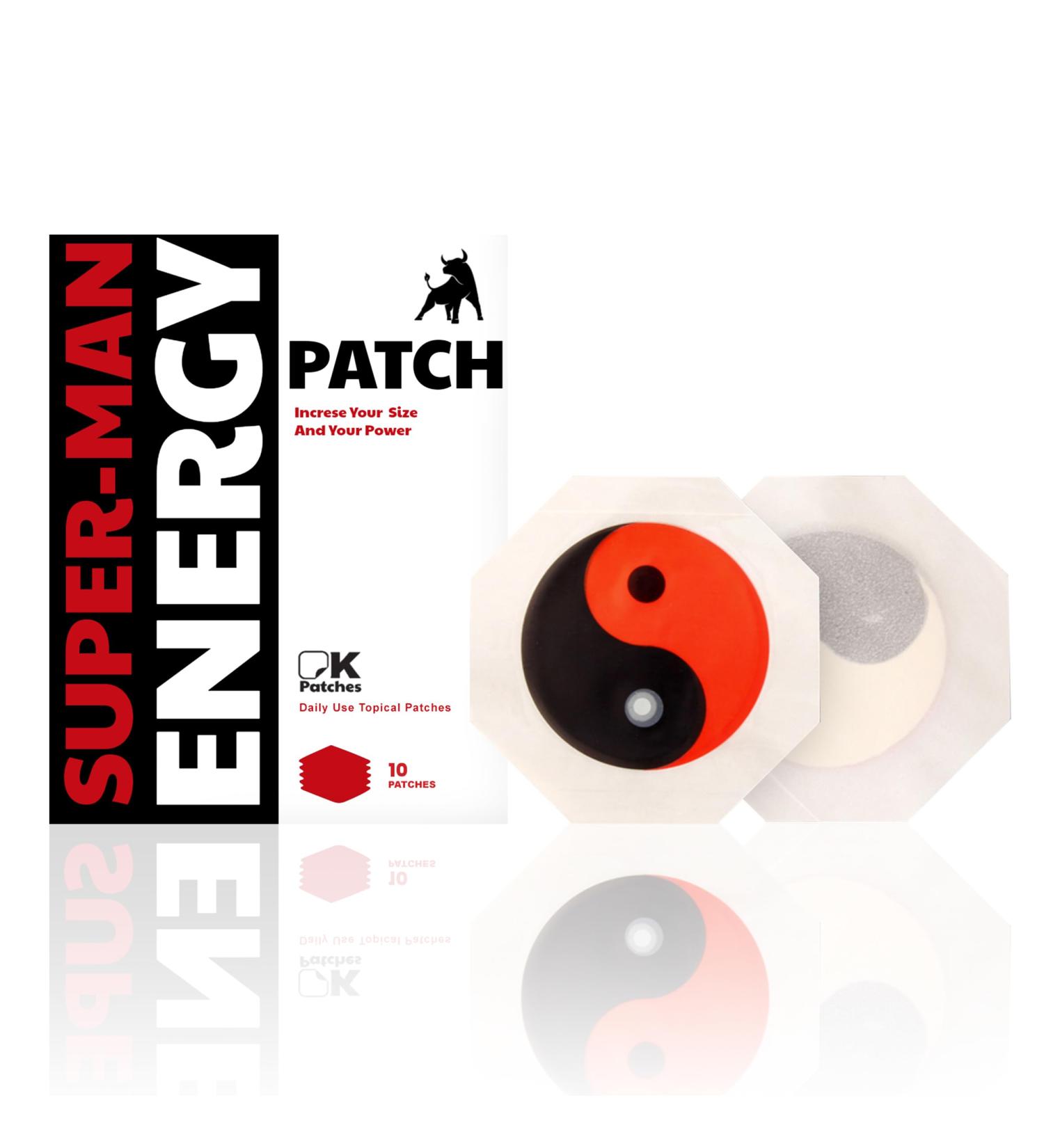Buy Super-Man Energy Patch (Pack of 10) | Boost Energy & Enhance Focus | Fast International Shipping - Buy Online on GoSupps.com