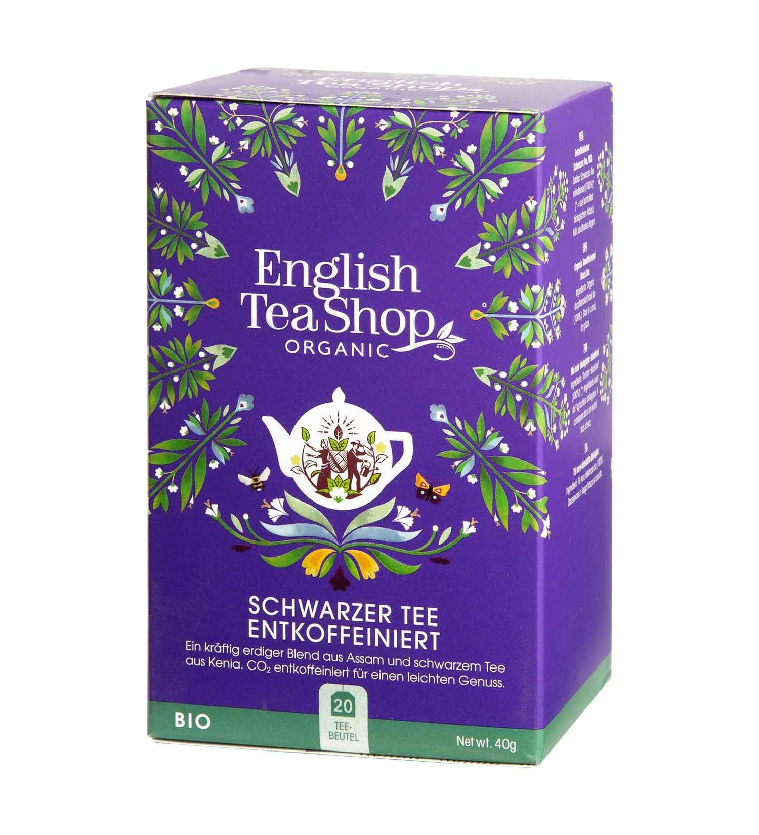 English Tea Shop English Tea Shop Organic decaffeinated black tea 20 pieces 40 g