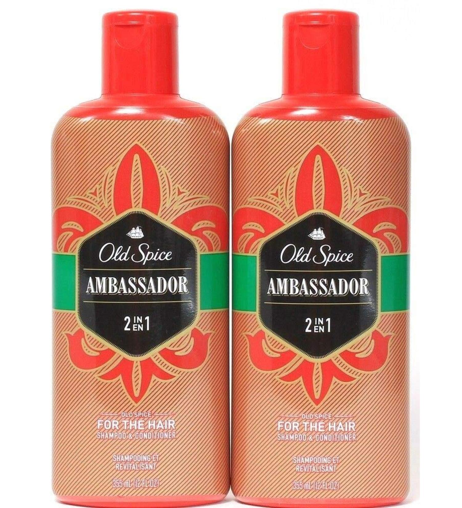 Buy Old Spice Ambassador 2-in-1 Shampoo & Conditioner - 12 fl oz (2 Pack) | Ship Internationally - Buy Online on GoSupps.com