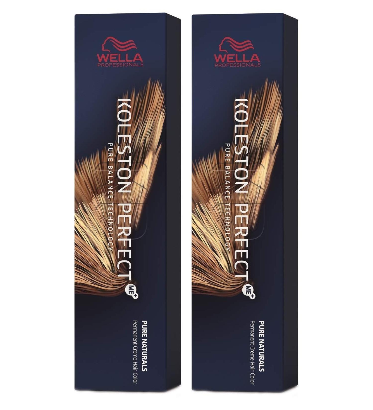 2x Wella Koleston Perfect ME+ 6/73 Dark Blonde Brown Gold 60 ml