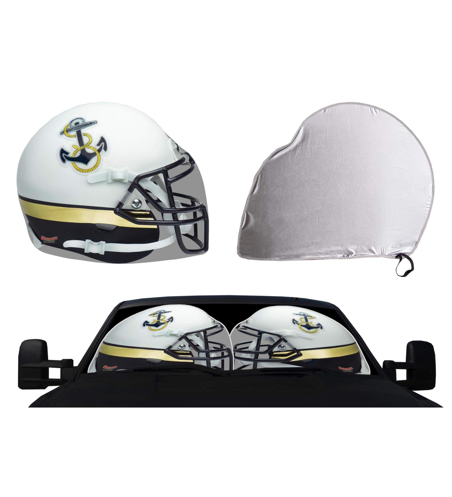 Smash'em Sports Navy Auto Sunshade - Official Midshipmen Gear - Buy Online on GoSupps.com