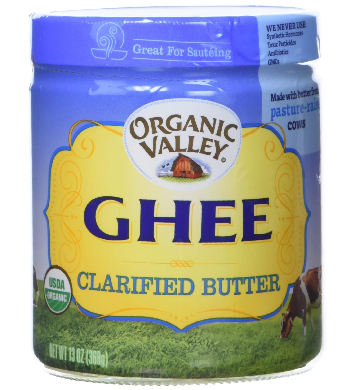 Organic Valley Purity Farm 765081 Butter Ghee 13 Ounce - Pure, Organic Clarified Butter - Buy Online on GoSupps.com