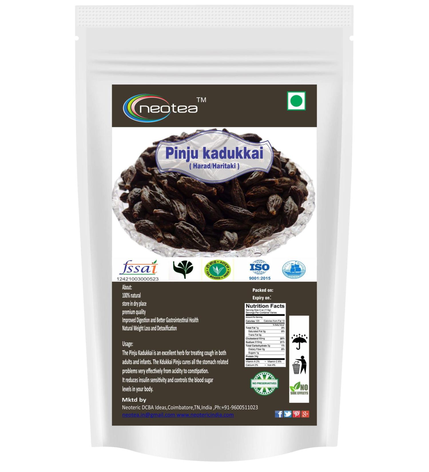Neotea Pinju kadukkai/Harad/Haritaki (200g)
