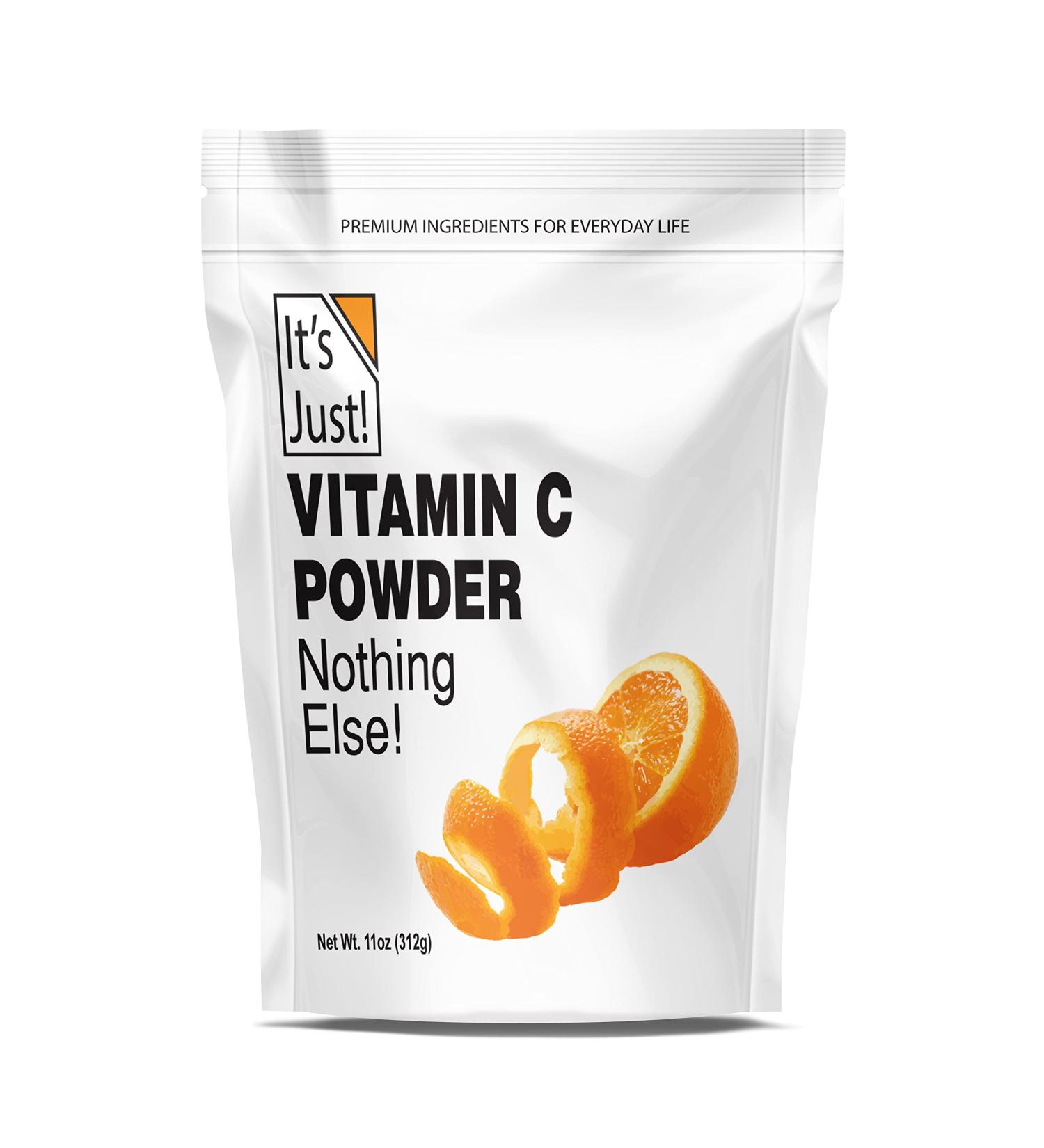 Pure Ascorbic Acid Vitamin C Powder - 100% Food Grade for Immune Support and Homemade Cosmetics - 11oz - Buy Online on GoSupps.com