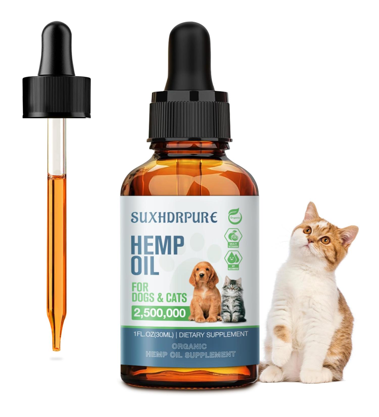 Organic Hemp Oil for Dogs Pet Oil - Buy Online on GoSupps.com