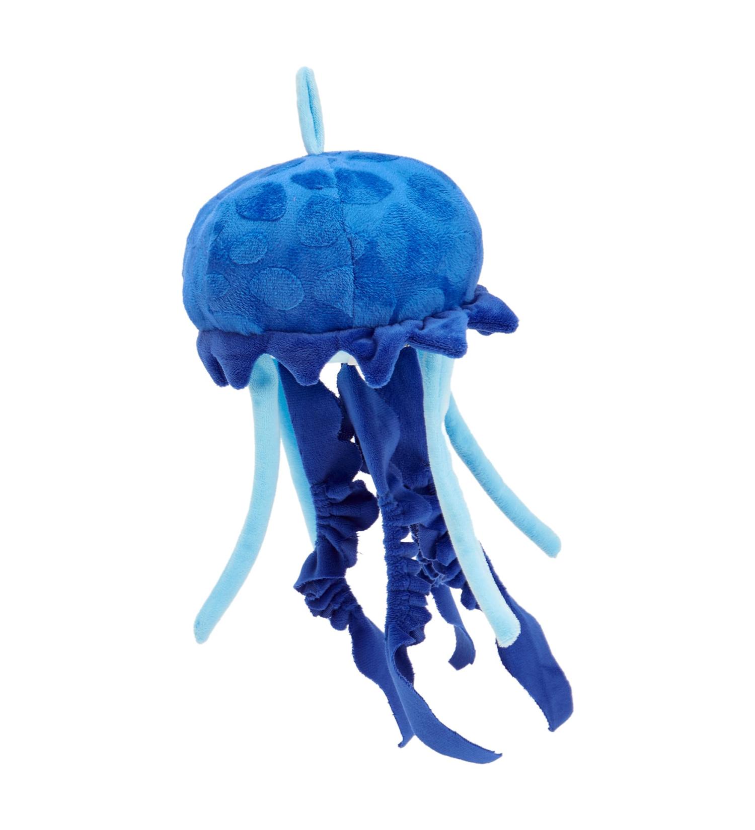 Zappi Co Blue Plush Jellyfish Toy - 100% Recycled, Eco-Friendly (33cm) | Soft, Cuddly Stuffed Animal for Newborns - Buy Online on GoSupps.com